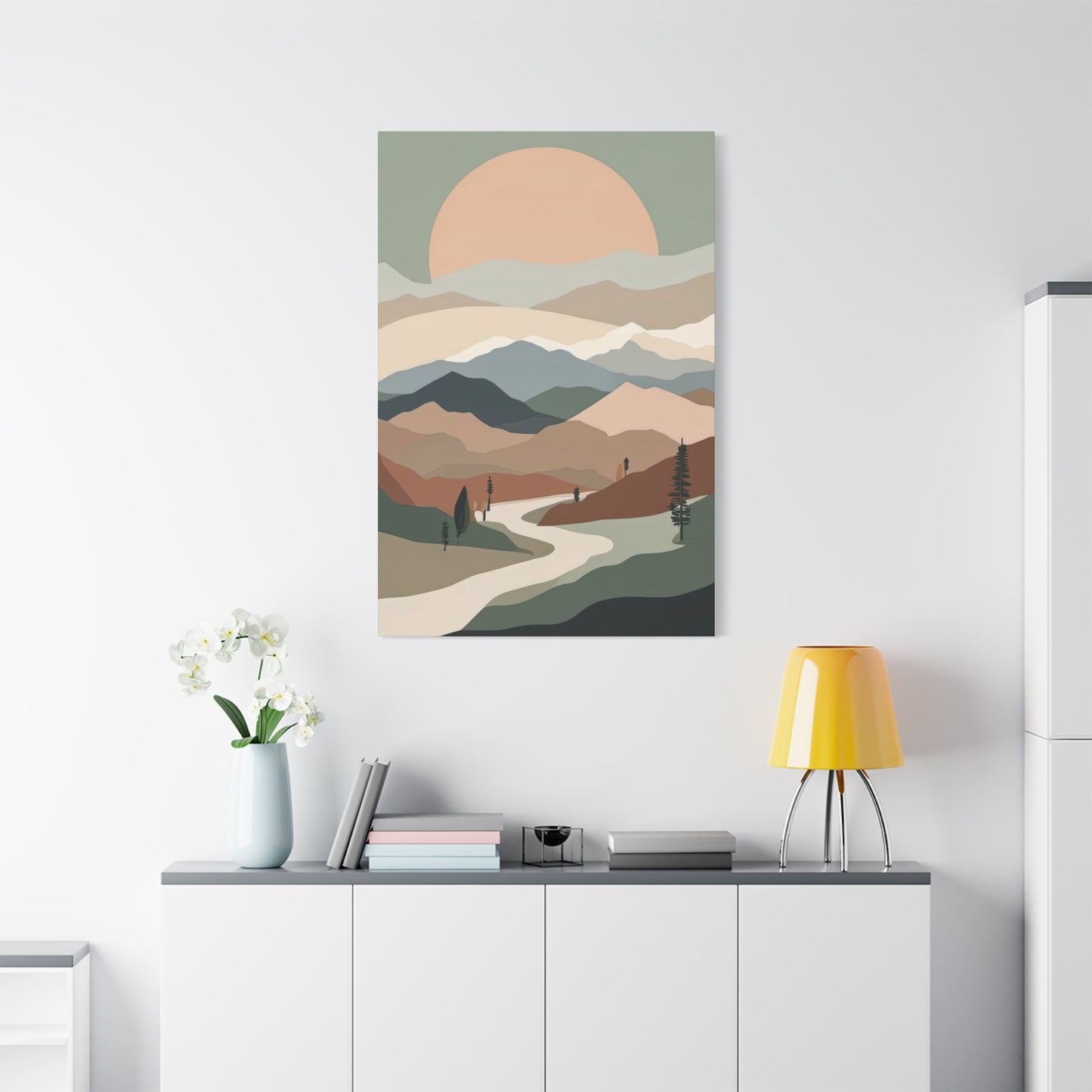 Warm Green Landscape Earth Tones Wall Art & Canvas Prints
