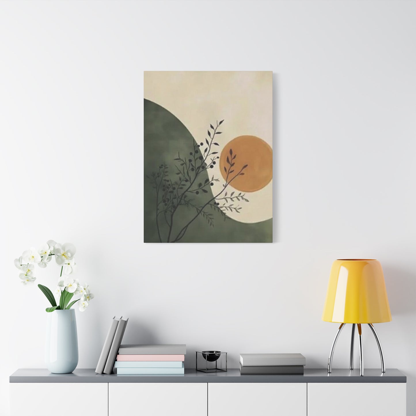 Abstract Sunset Shapes Pattern Wall Art & Canvas Prints