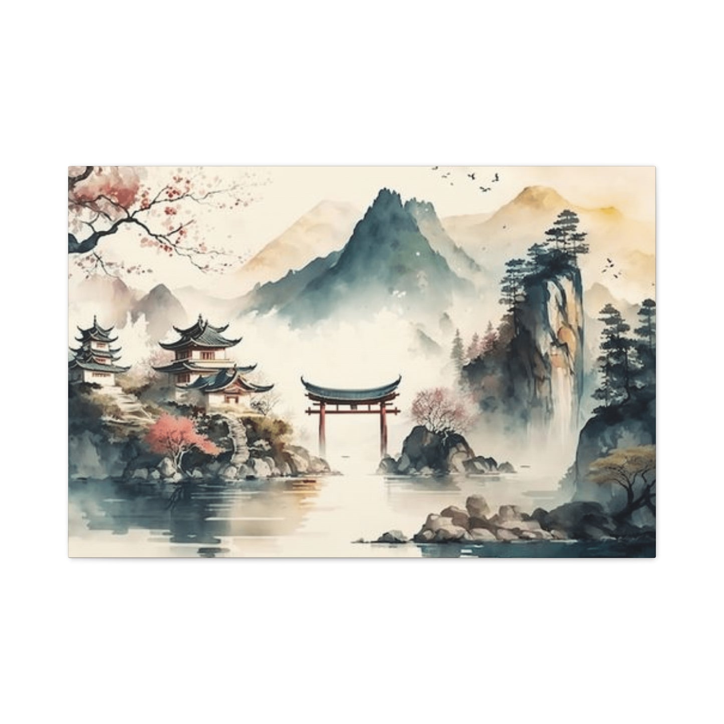 Zen Garden Gateway Wall Art & Canvas Prints
