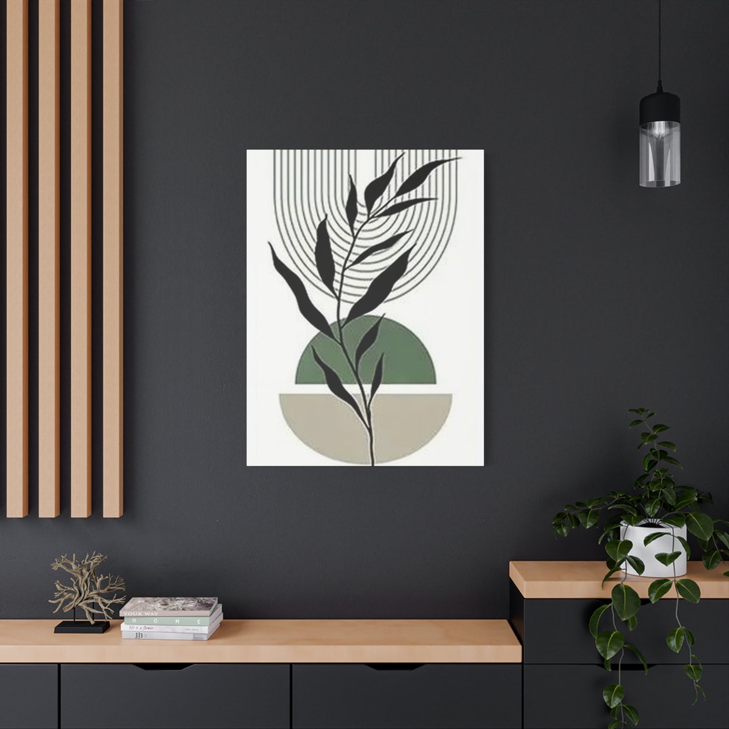 Abstract Leaves Shapes Pattern Wall Art & Canvas Prints