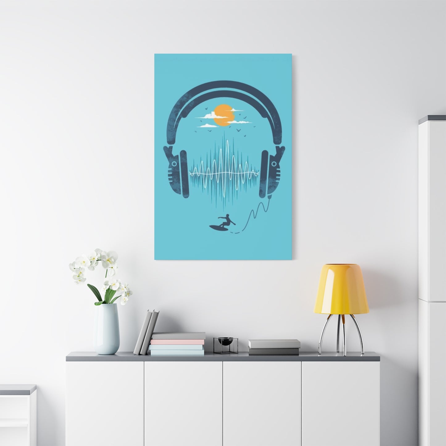 Headphone Wall Art & Canvas Prints