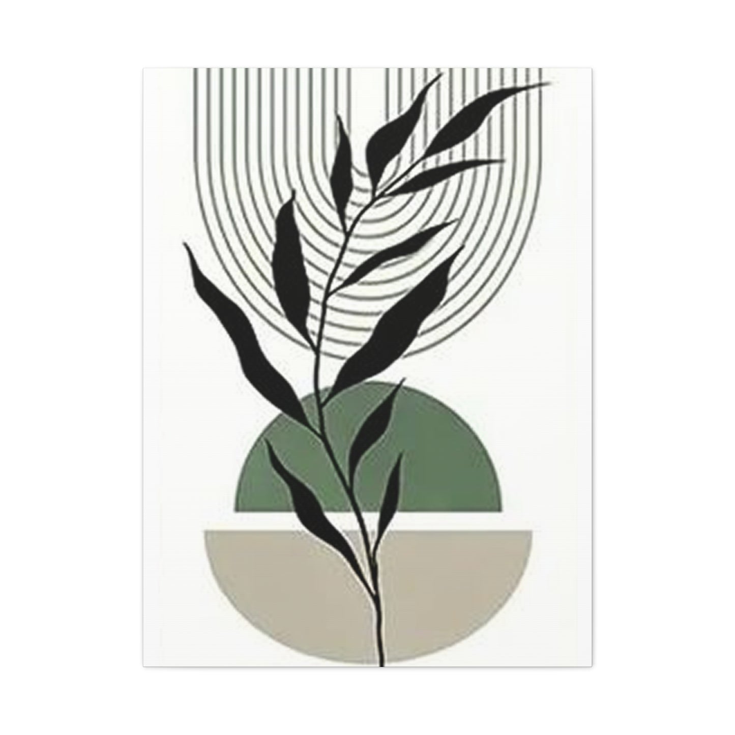 Abstract Leaves Shapes Pattern Wall Art & Canvas Prints