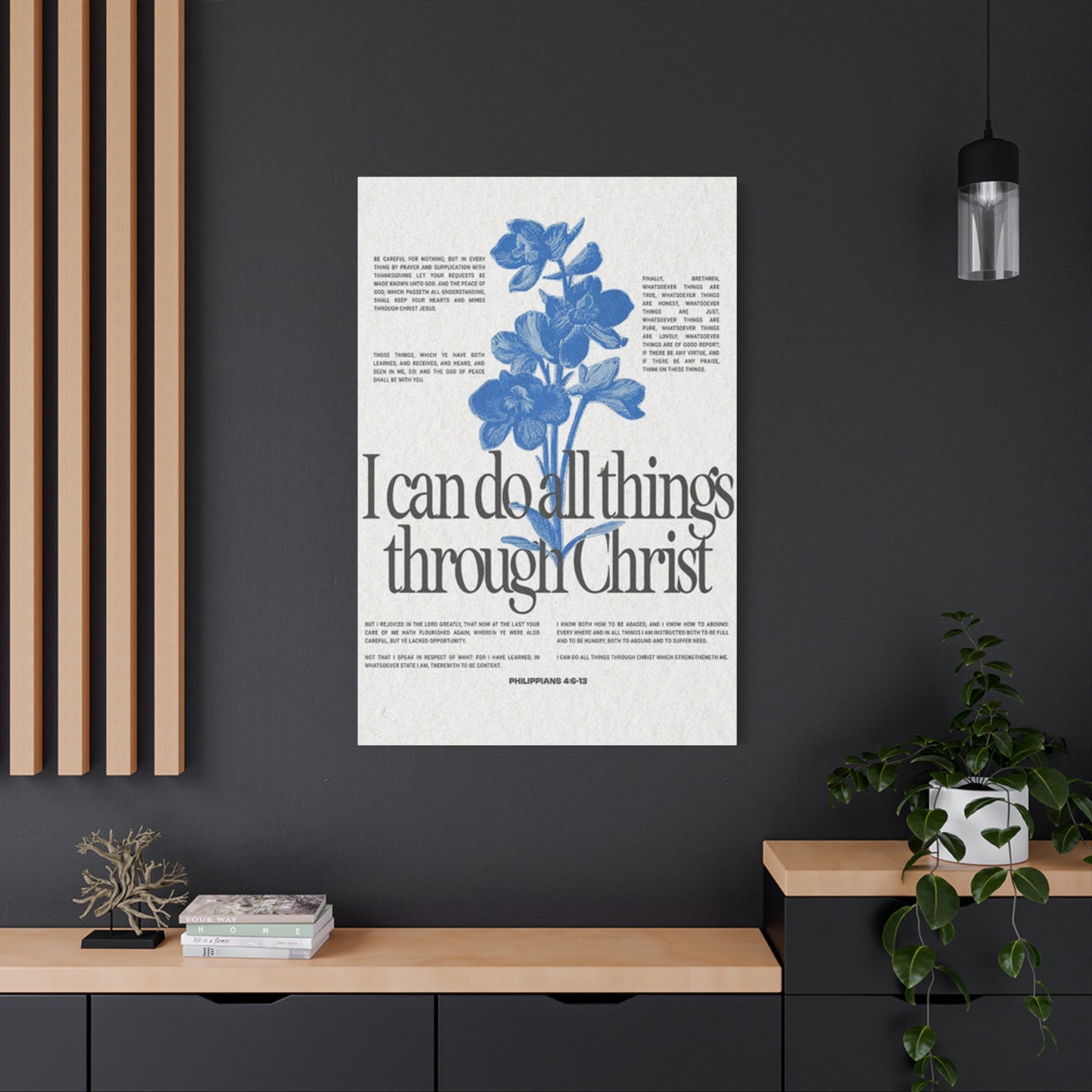Christ Quote Poster Wall Art & Canvas Prints