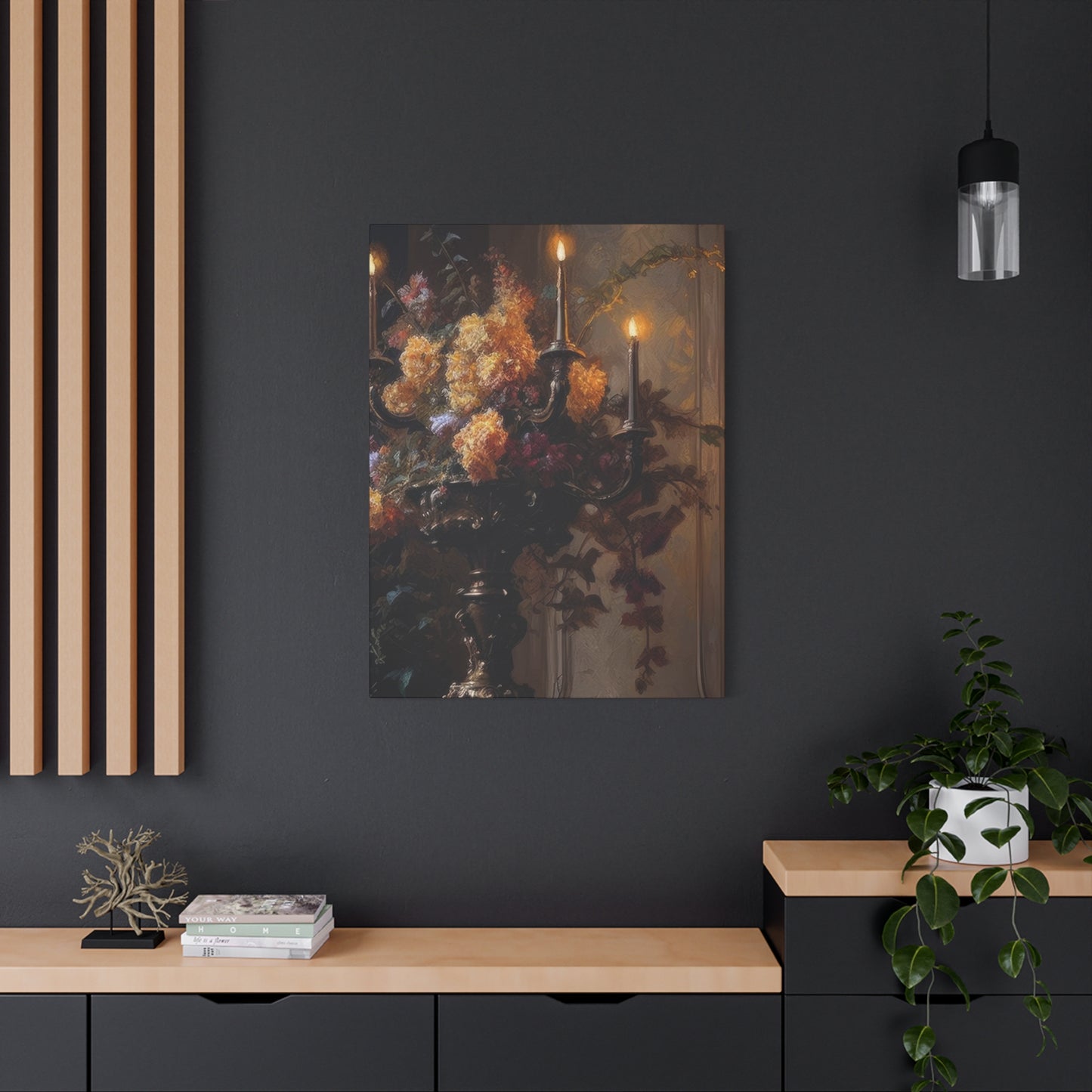 Candleabra Dark Wall Art & Canvas Prints