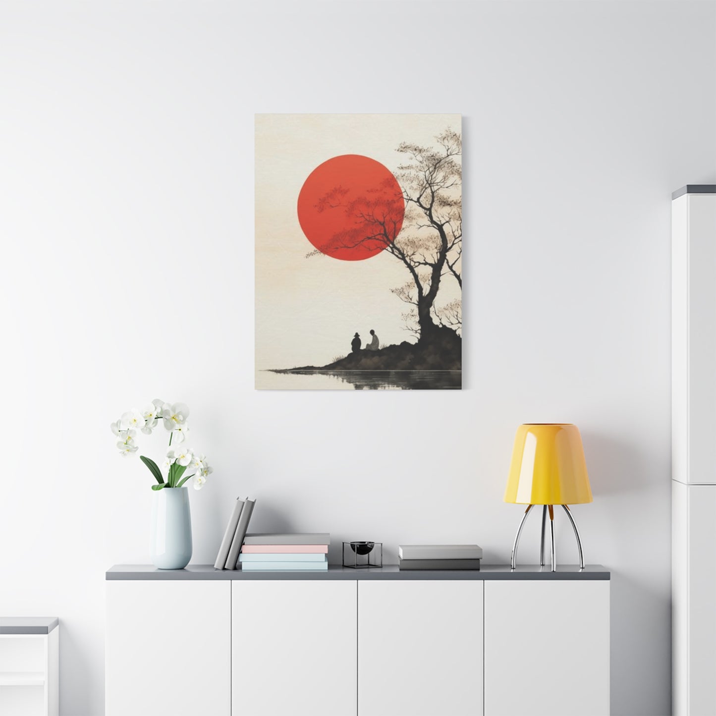Red Sun Wall Art & Canvas Prints