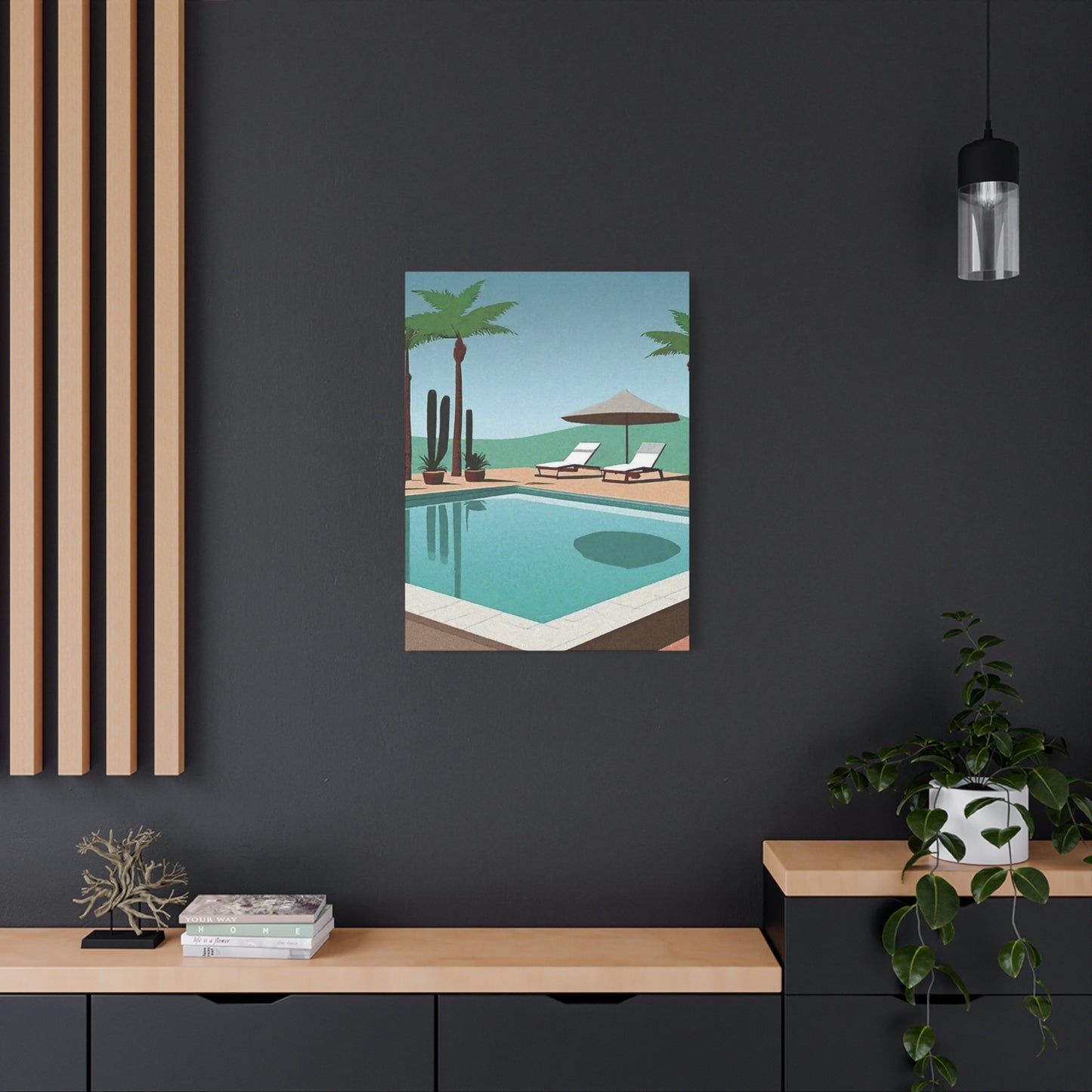 Swimming Pool In Resort Wall Art & Canvas Prints
