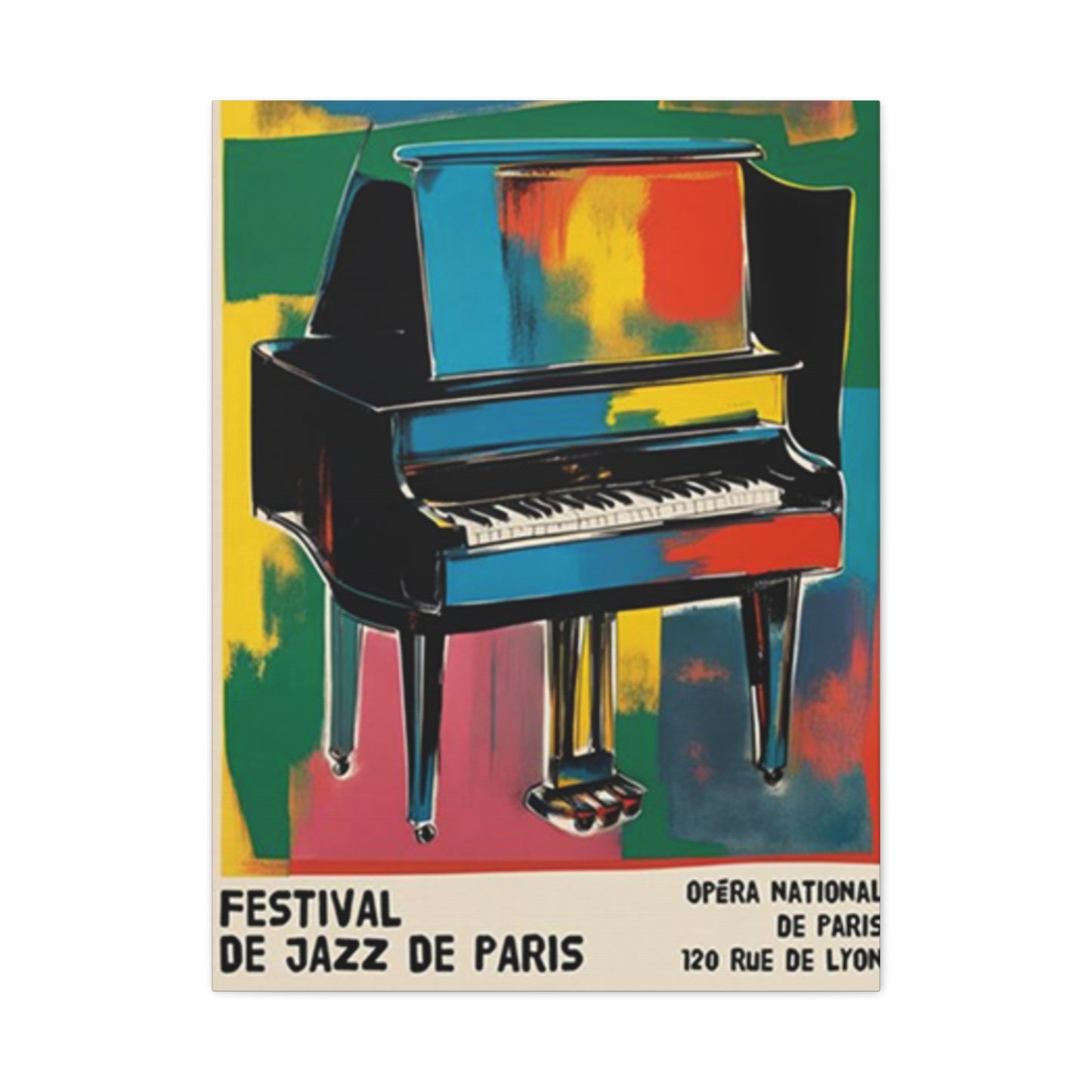 Festival De Jazz De Paris Wall Art & Canvas Prints