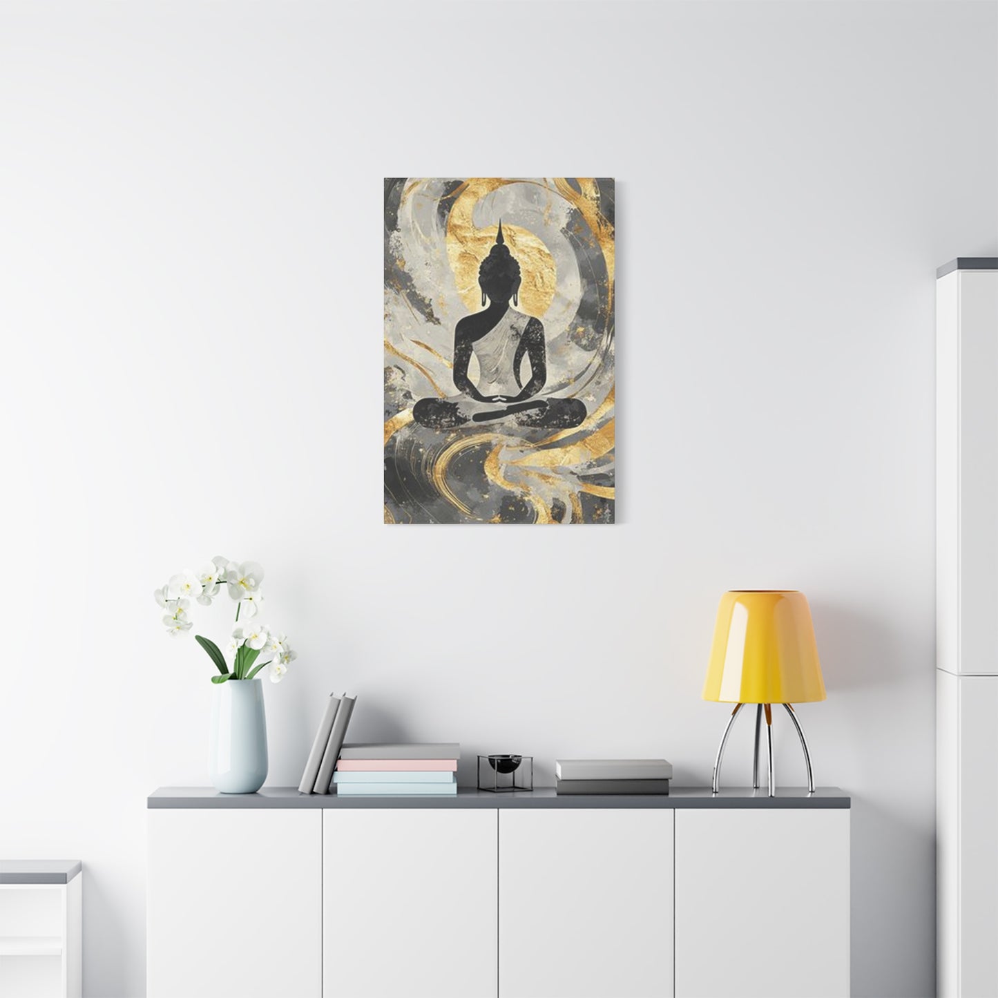 Buddha Golden Painting Wall Art & Canvas Prints