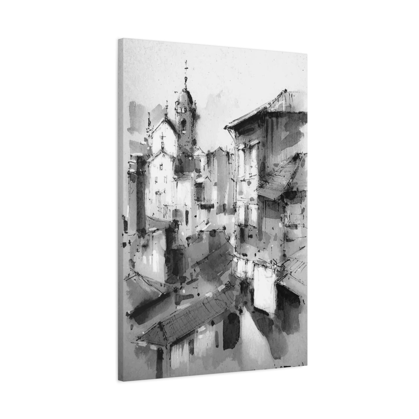Black & White City Wall Art & Canvas Prints