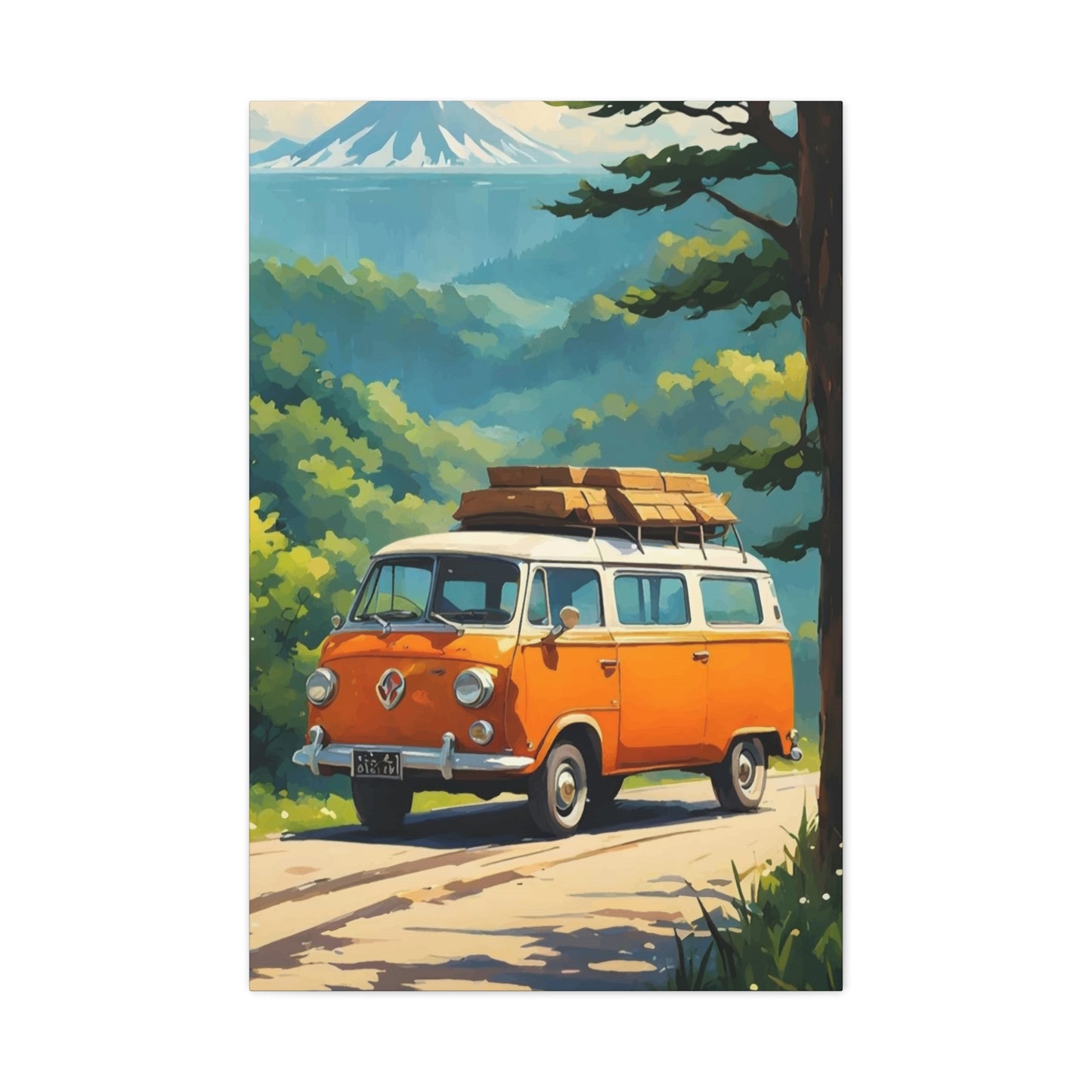 Van In Streets Wall Art & Canvas Prints
