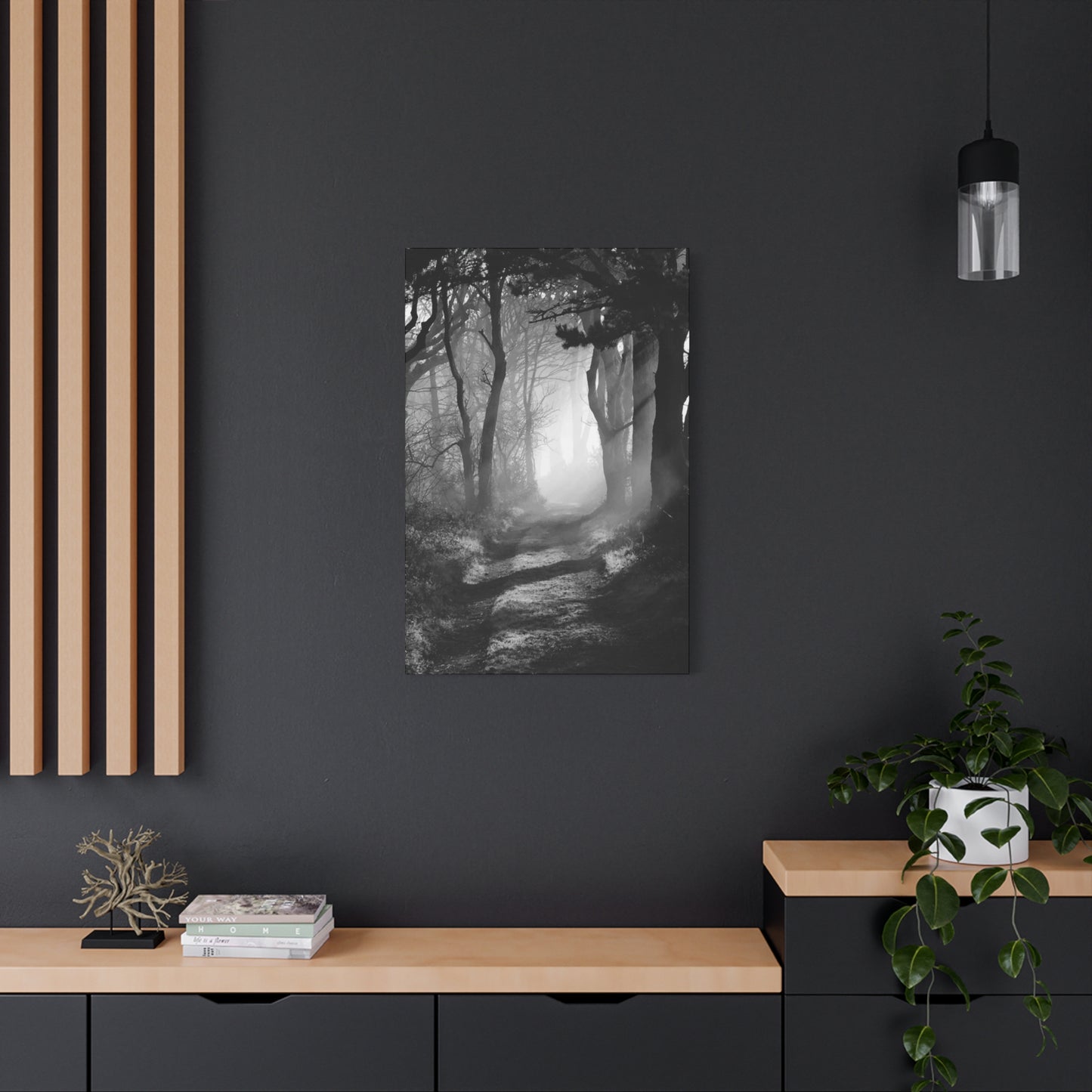 Black & White Jungle Wall Art & Canvas Prints