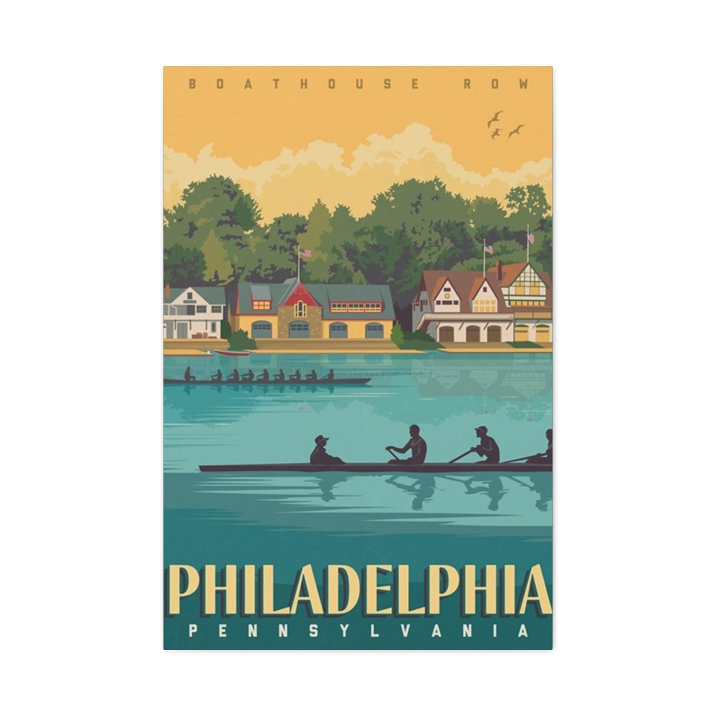 Boathouse Row Wall Art & Canvas Prints