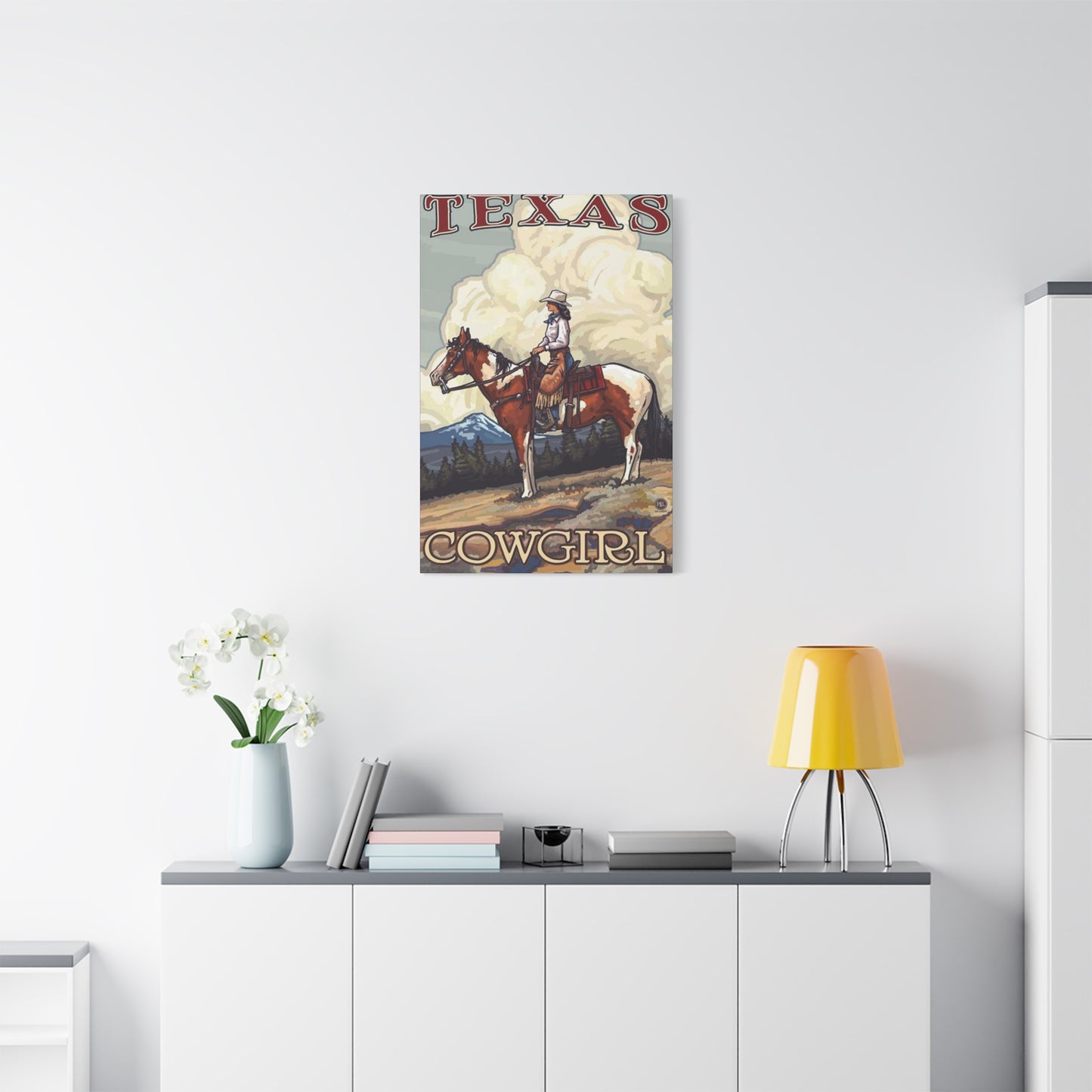 Texas Cowgirl Wall Art & Canvas Prints