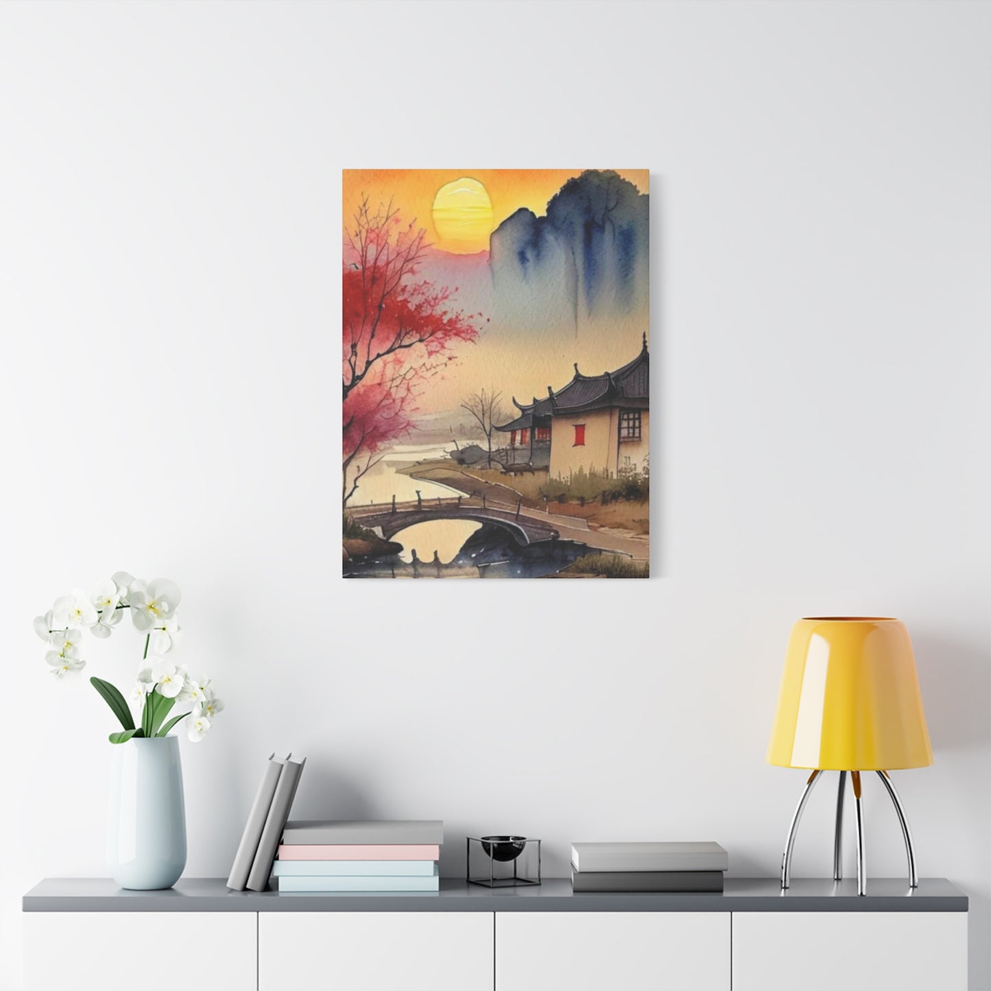 Sunset Over the Bridge Wall Art & Canvas Prints