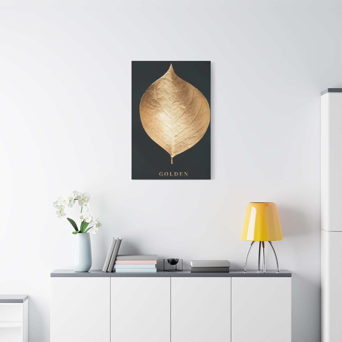 Golden Leaf Wall Art & Canvas Prints