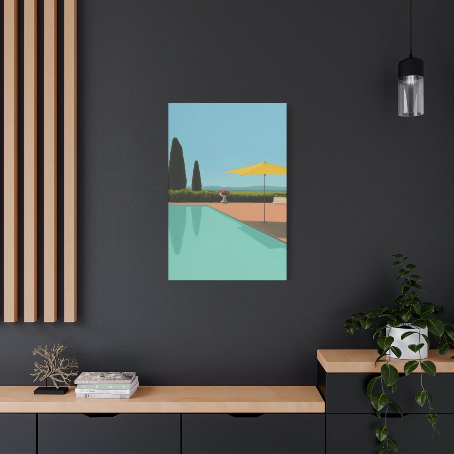 Swimming Pool In Hotel Wall Art & Canvas Prints
