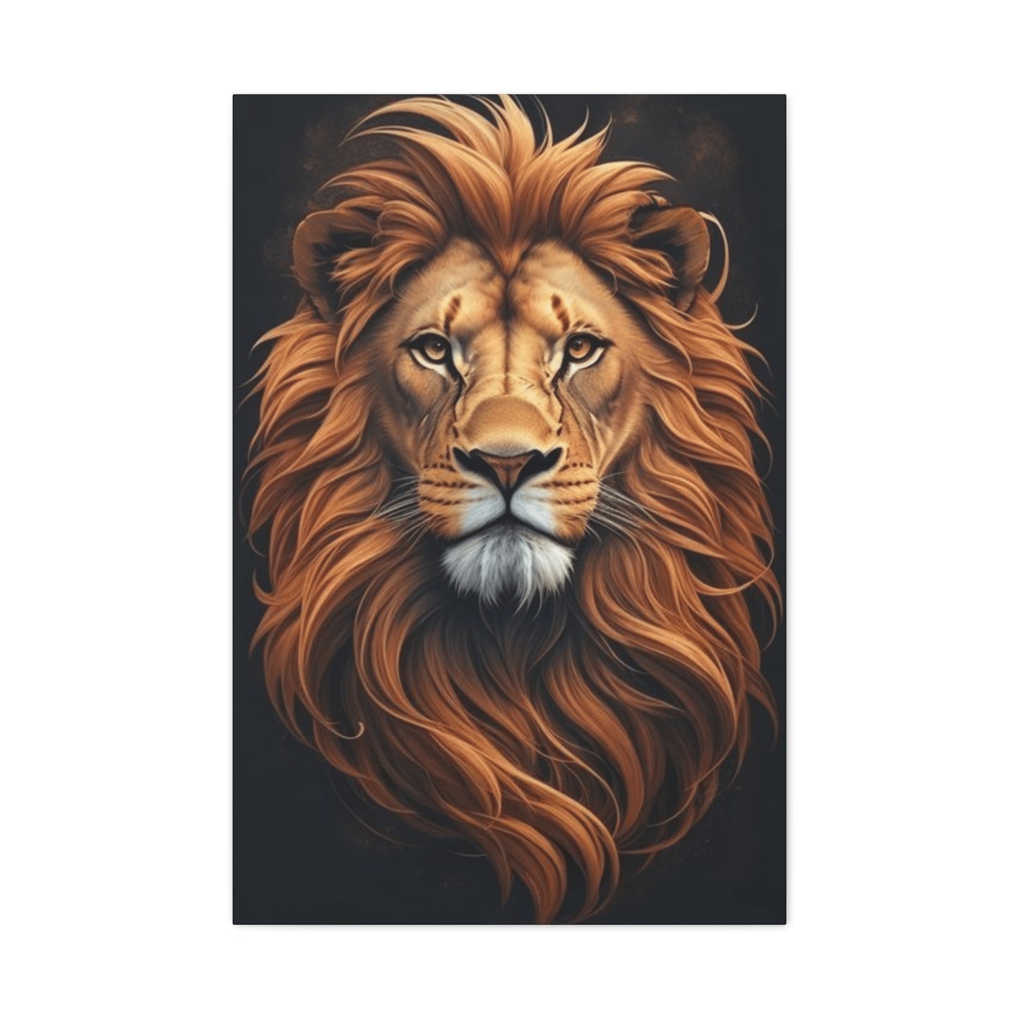 Wild Lion Abstract Portrait Wall Art & Canvas Prints