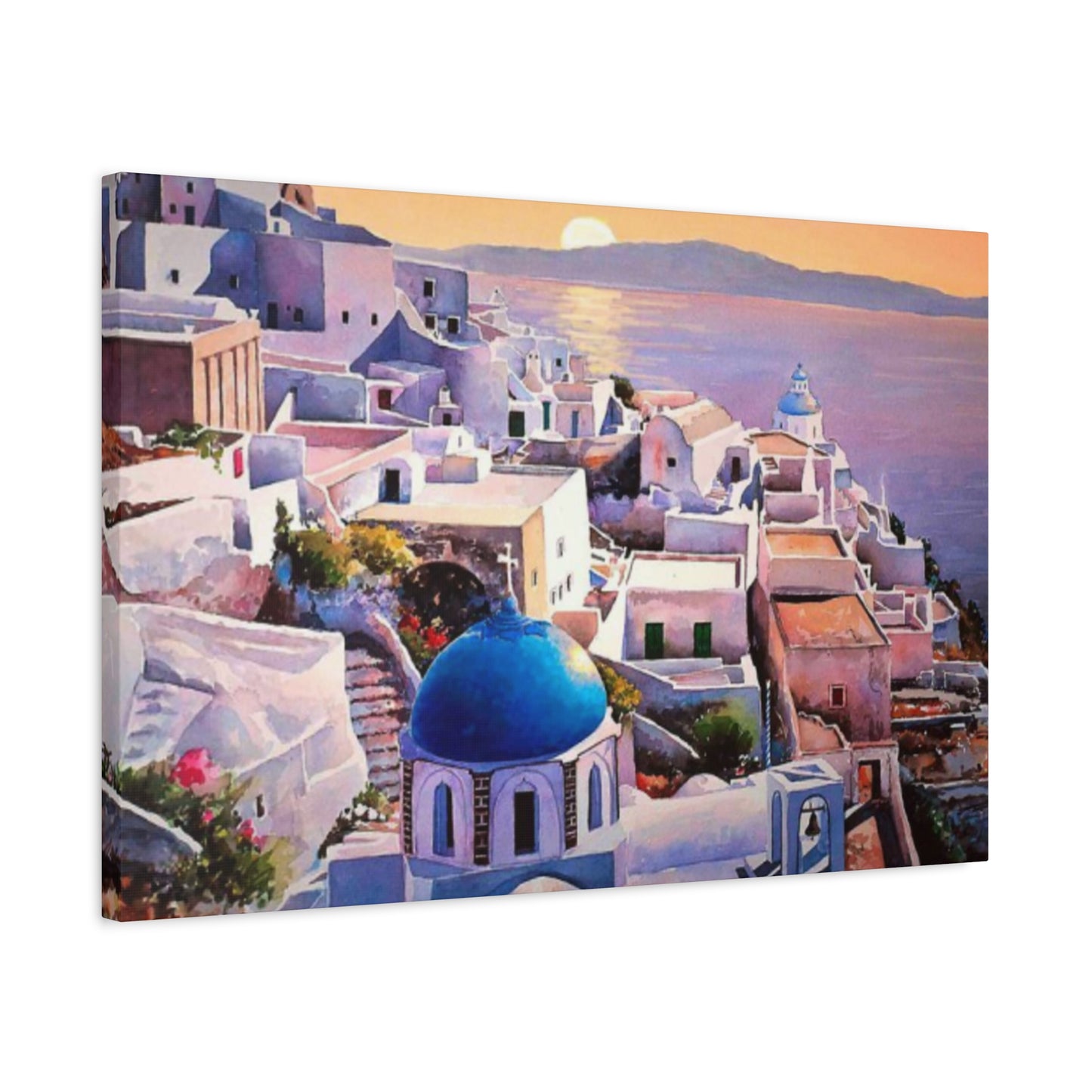 Greece Sunset View Wall Art & Canvas Prints