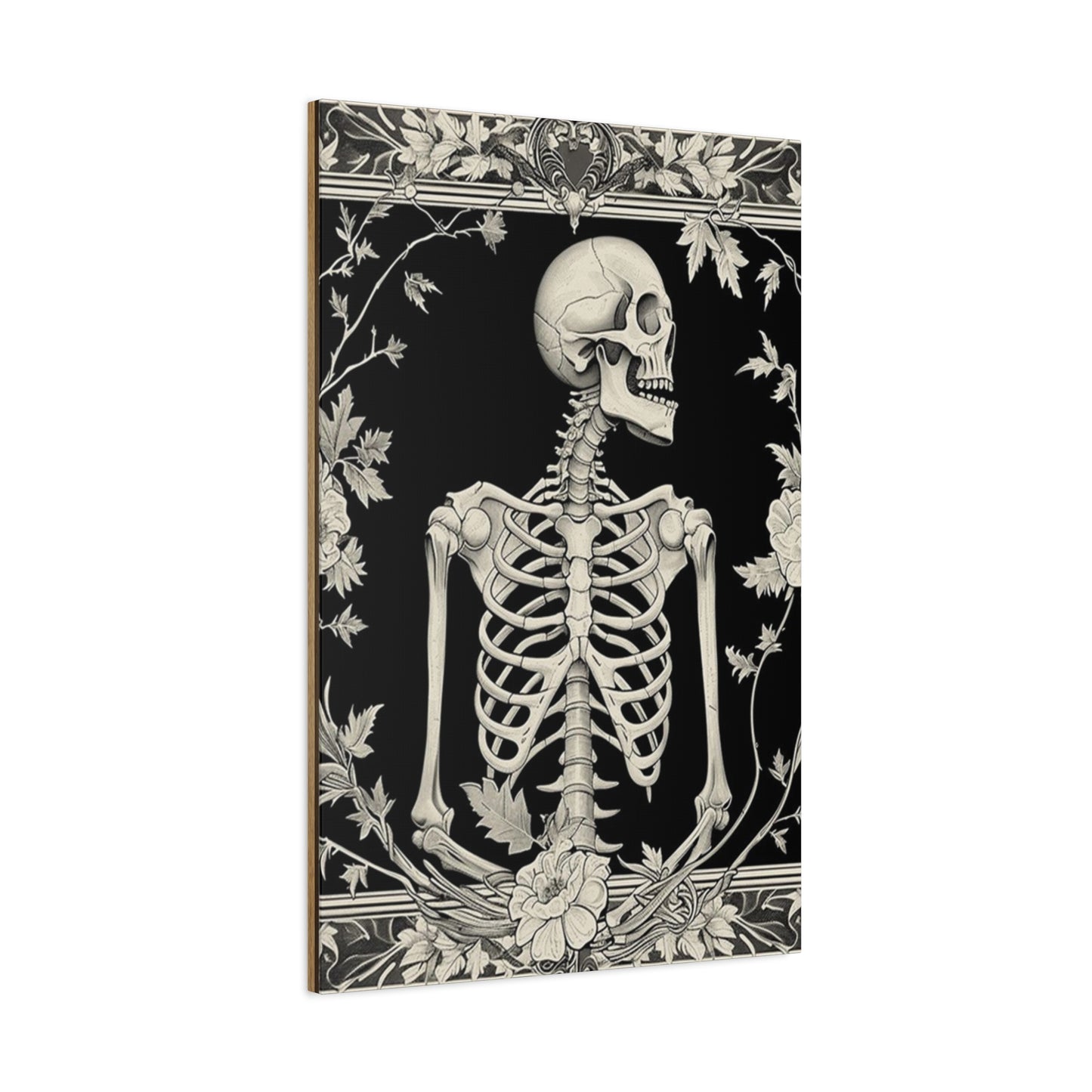 White Skeleton Poster Wall Art & Canvas Prints