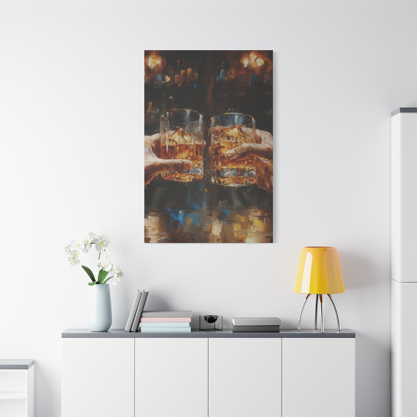 Whiskey Cheers Wall Art & Canvas Prints