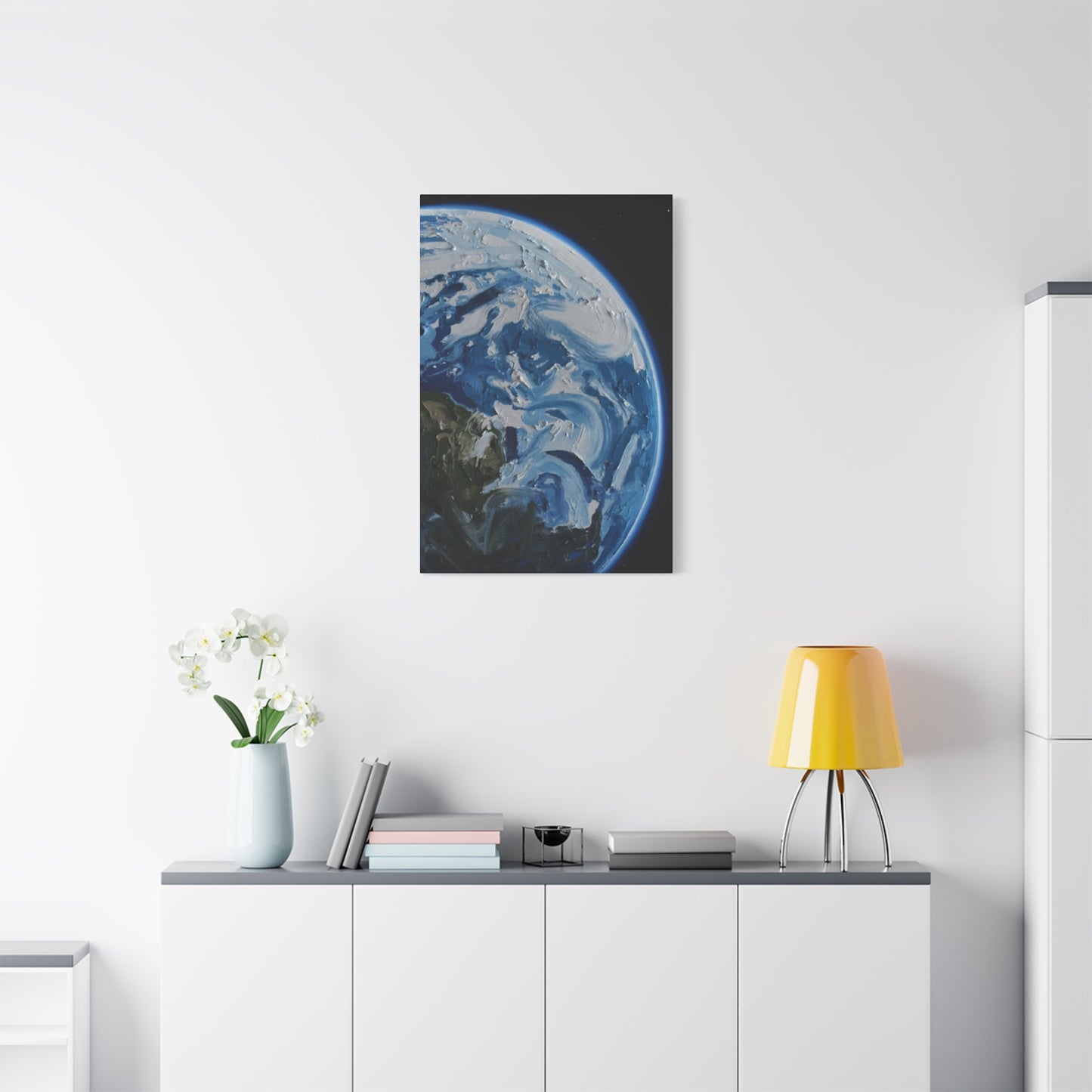 Earth 3d View Wall Art & Canvas Prints