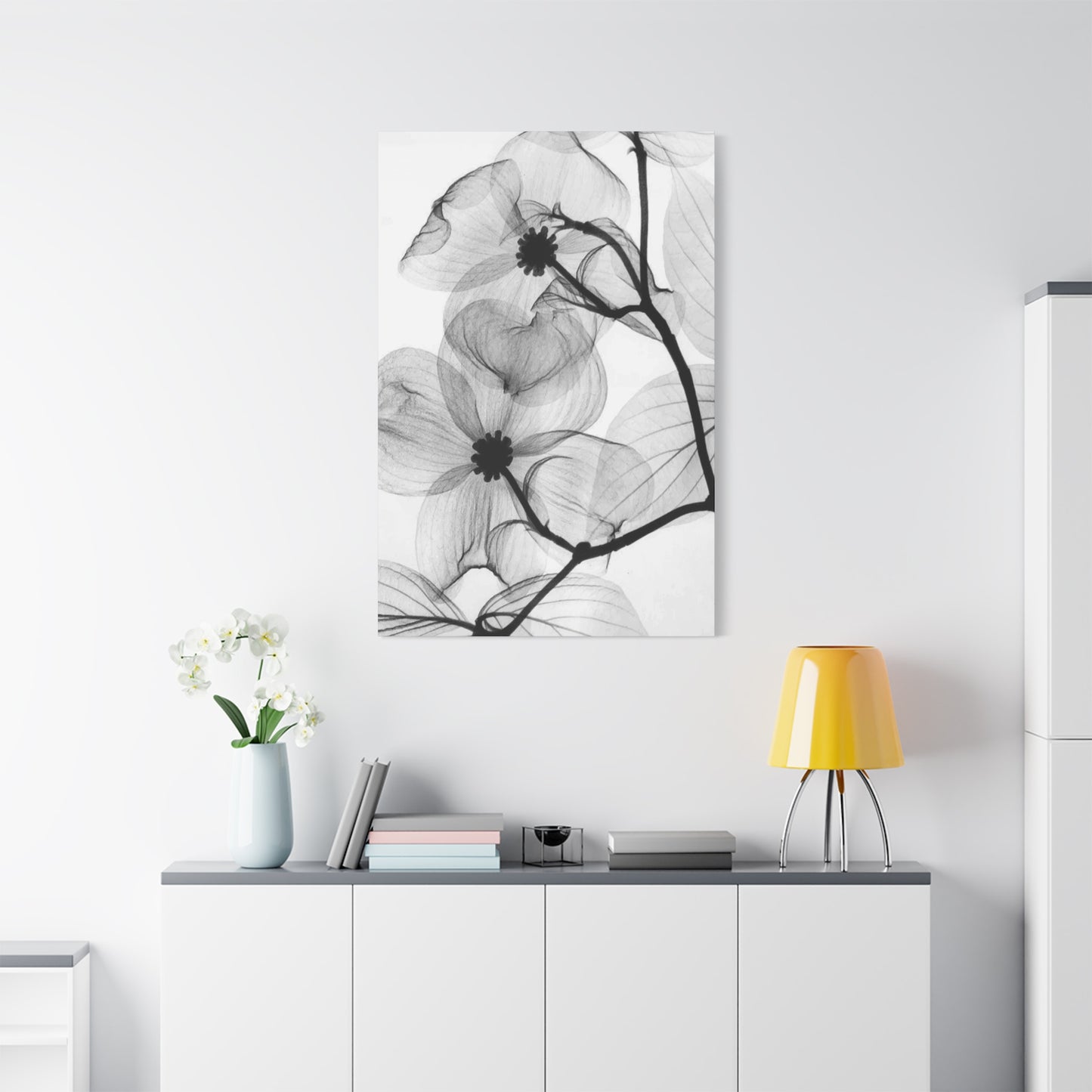 Black & White Flower Wall Art & Canvas Prints
