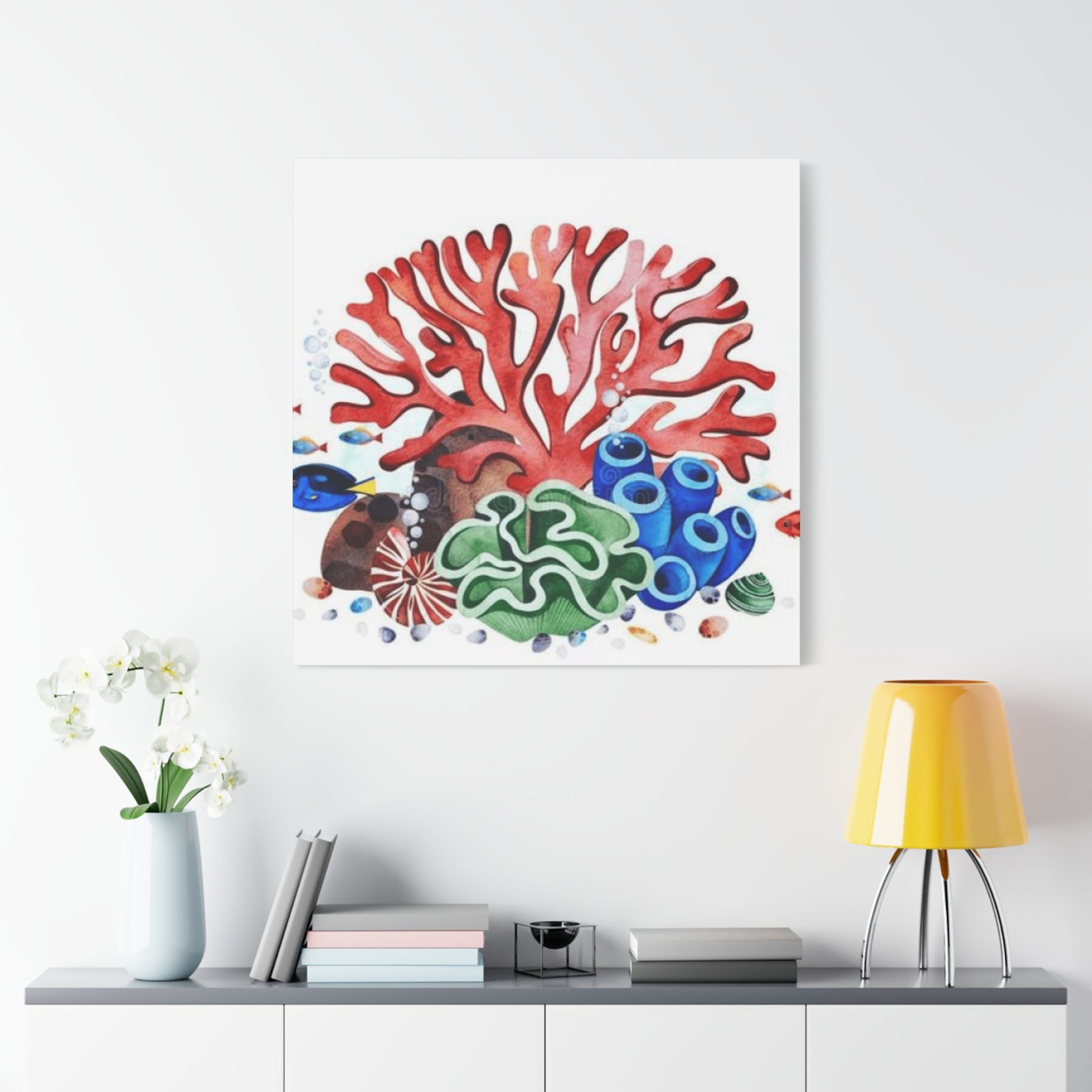 Sea Coral Flowers Wall Art & Canvas Prints