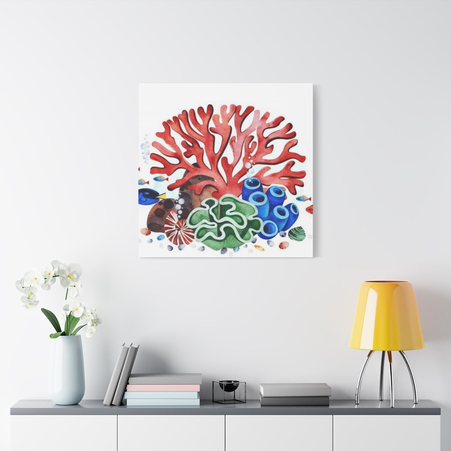 Sea Coral Flowers Wall Art & Canvas Prints