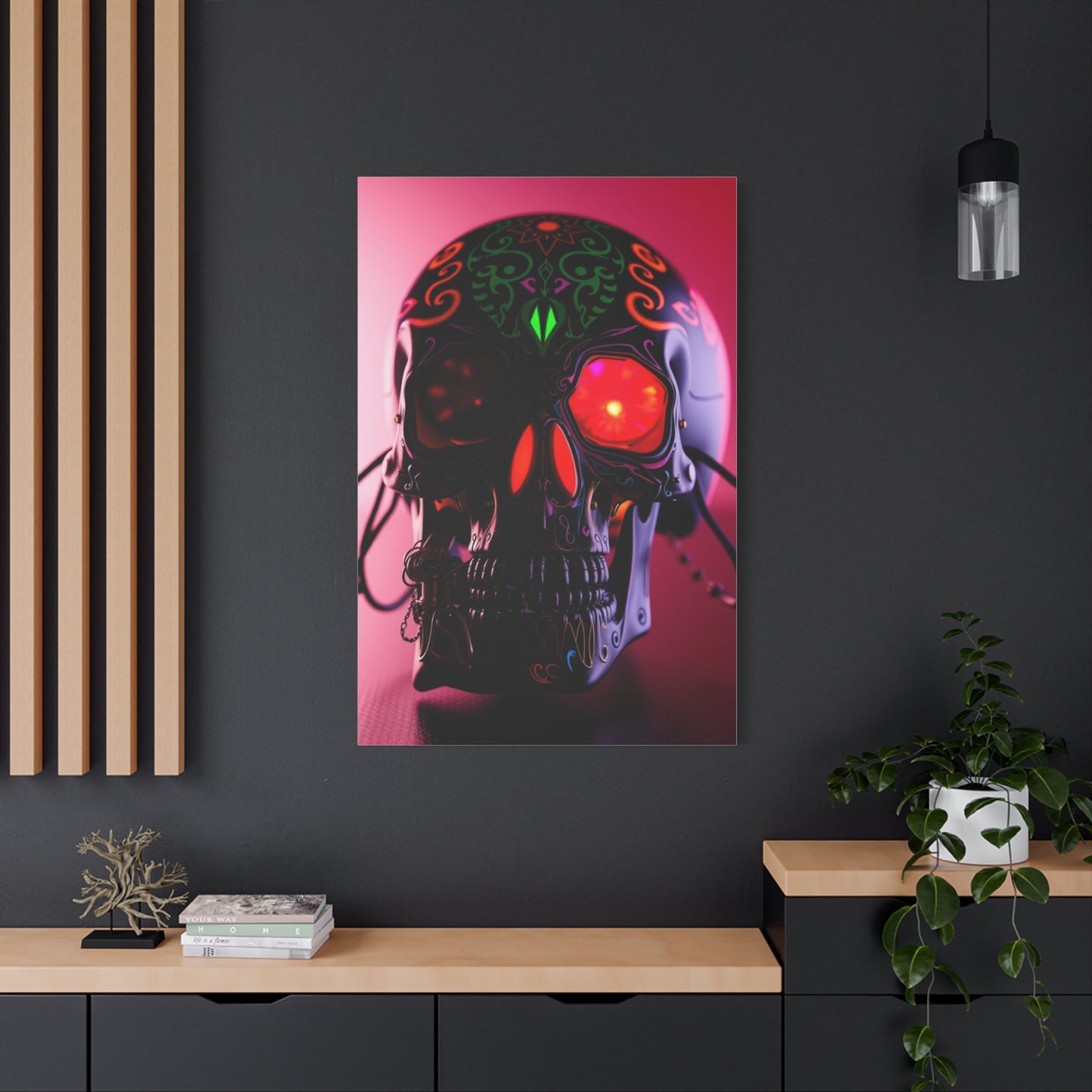 Lux Skully Mirage Wall Art & Canvas Print