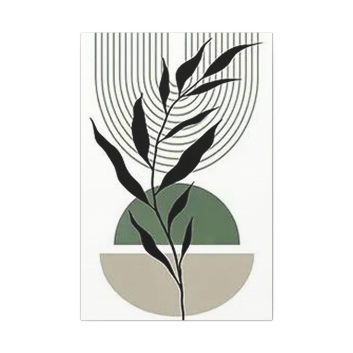 Abstract Leaves Shapes Pattern Wall Art & Canvas Prints