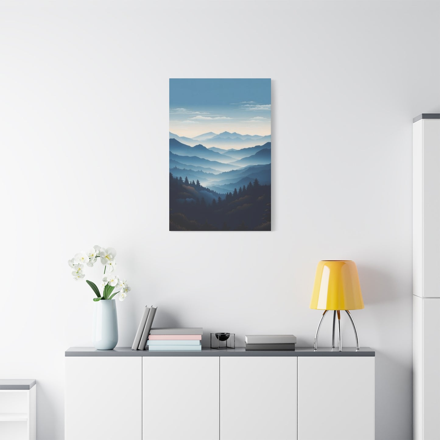 Serene Mountain Range Wall Art & Canvas Prints
