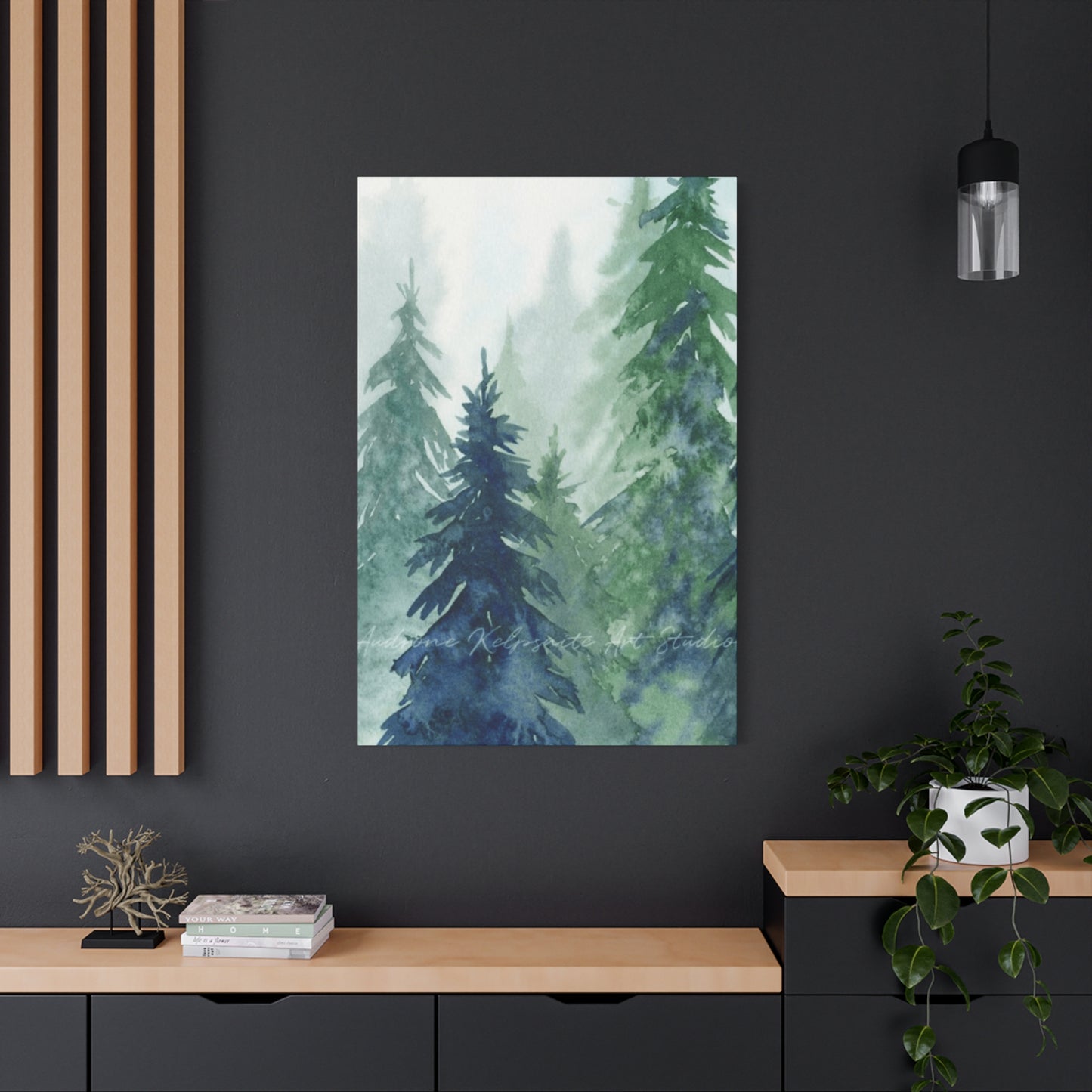Long Pine Trees Wall Art & Canvas Prints