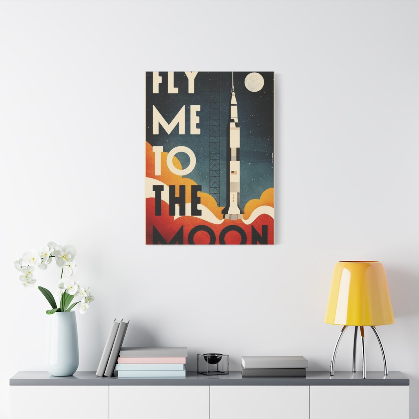 Fly Me To The Moon Wall Art & Canvas Prints