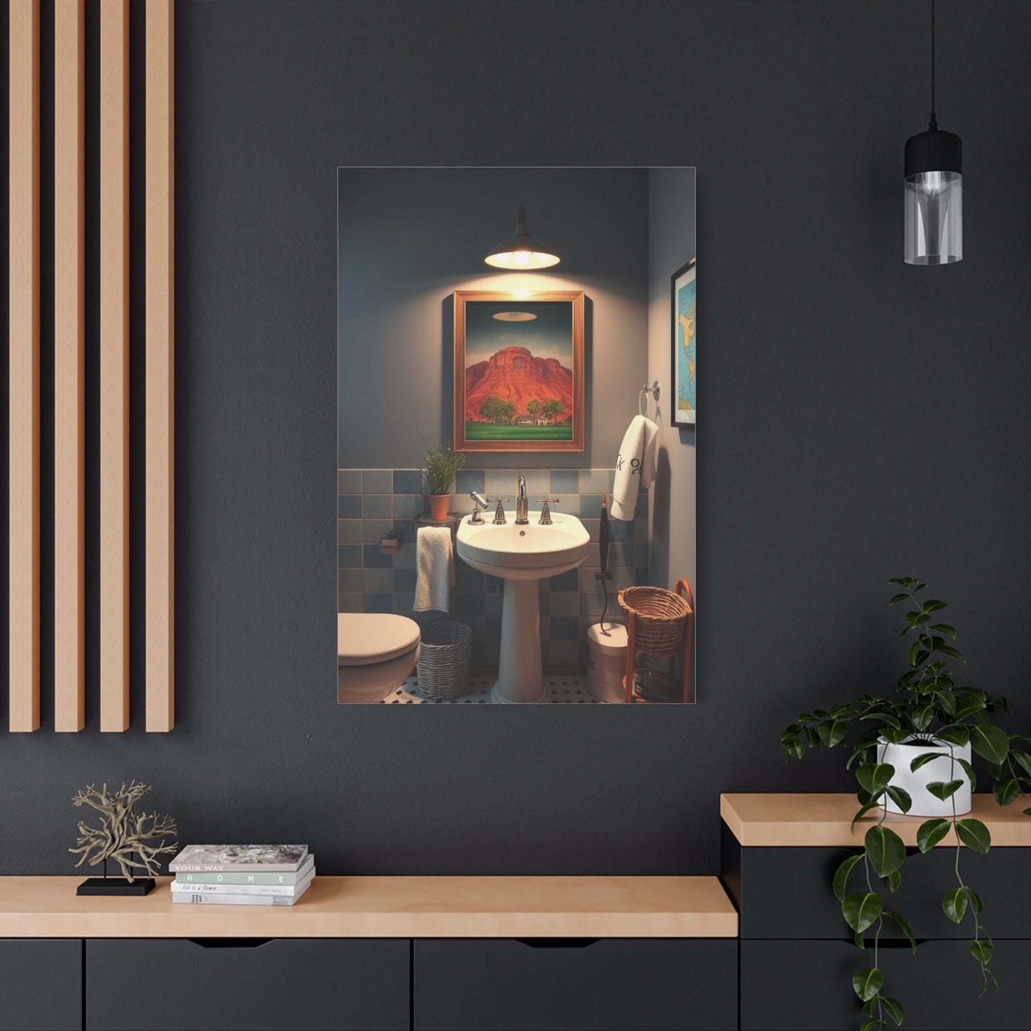 Kid’s Bathroom Art Canvas Art 1 Wall Art & Canvas Print
