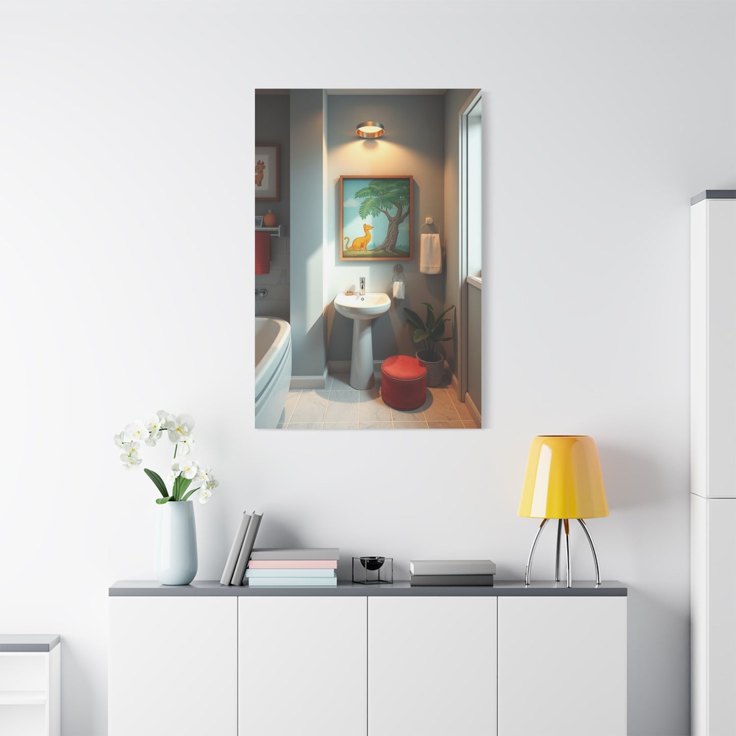 Kid’s Bathroom Art Canvas Art 3 Wall Art & Canvas Print