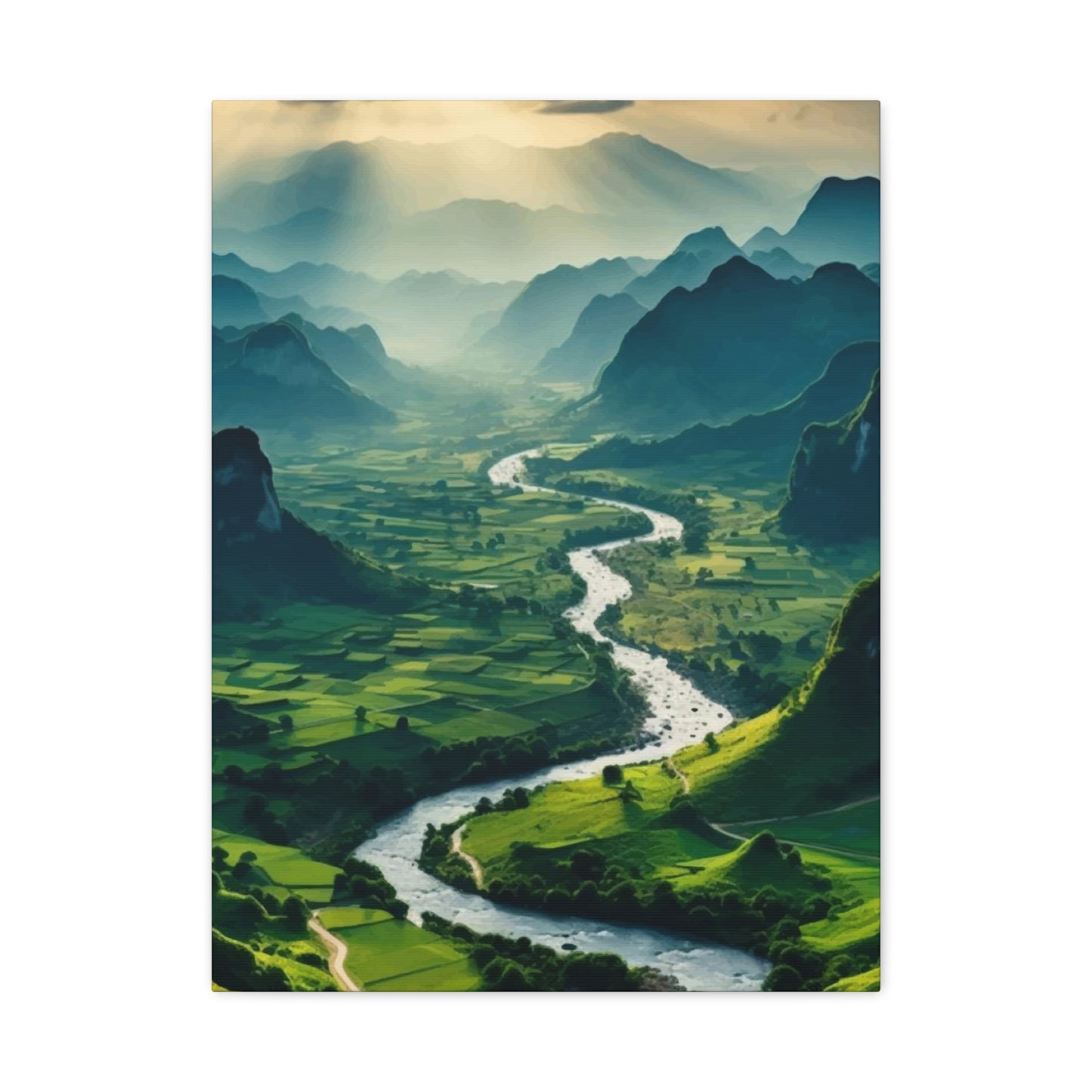 Sunshine in Mountains Wall Art & Canvas Prints