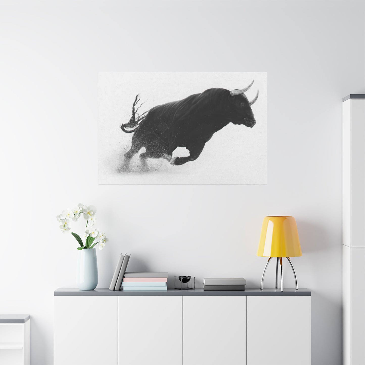 Black Bull Wall Art & Canvas Prints
