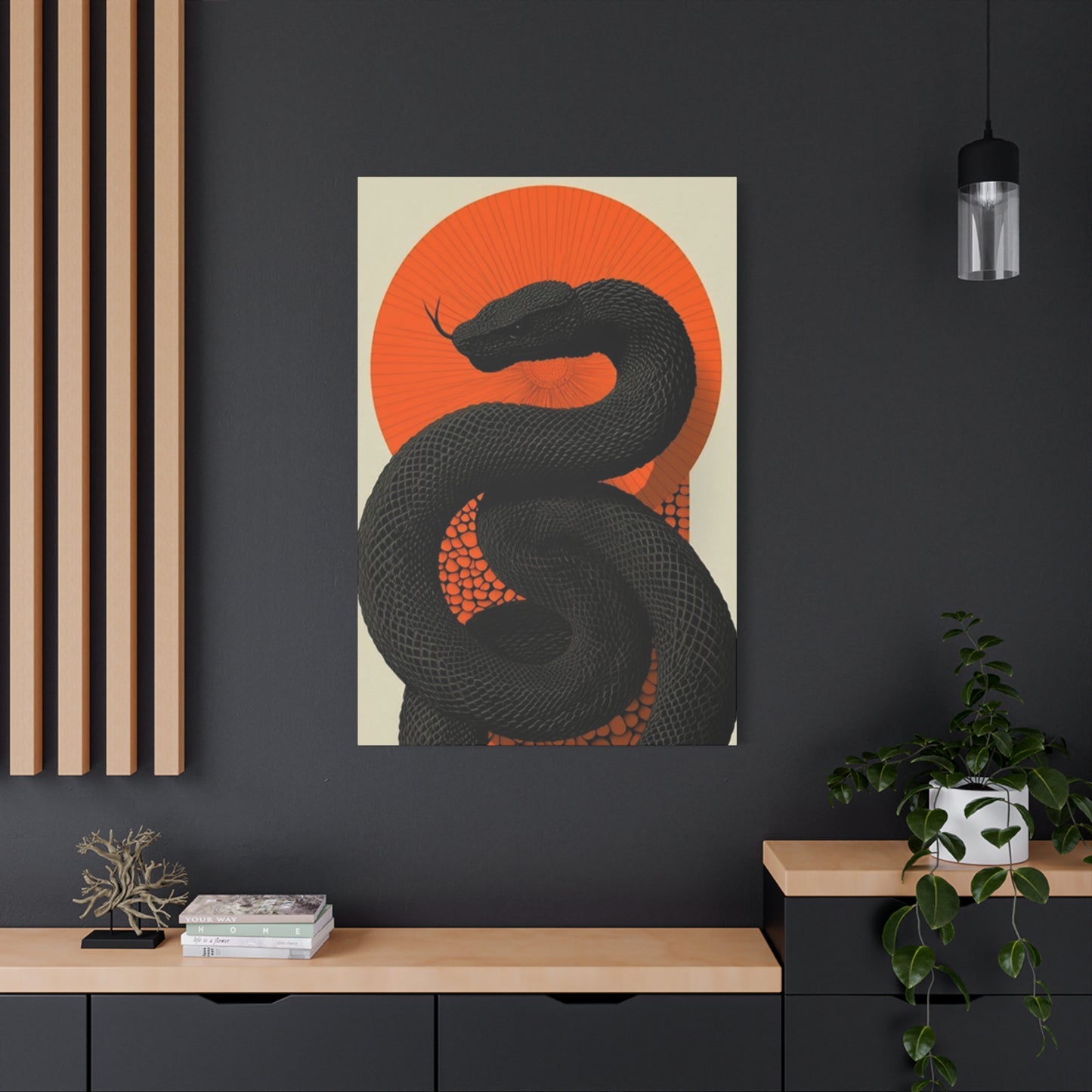 Black Snake Wall Art & Canvas Prints