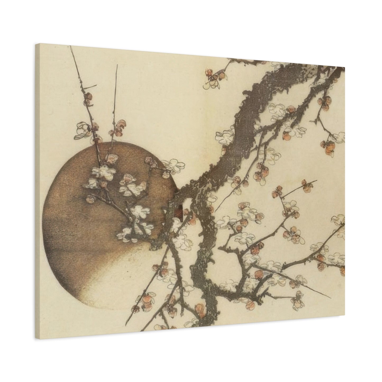 Katsushika Hokusai Plum Blossom And The Moon Wall Art & Canvas Prints