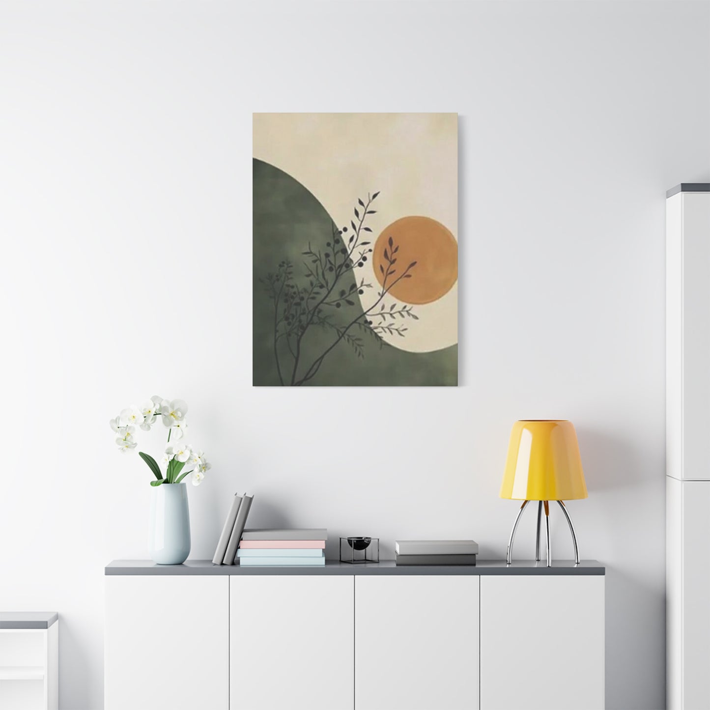 Abstract Sunset Shapes Pattern Wall Art & Canvas Prints