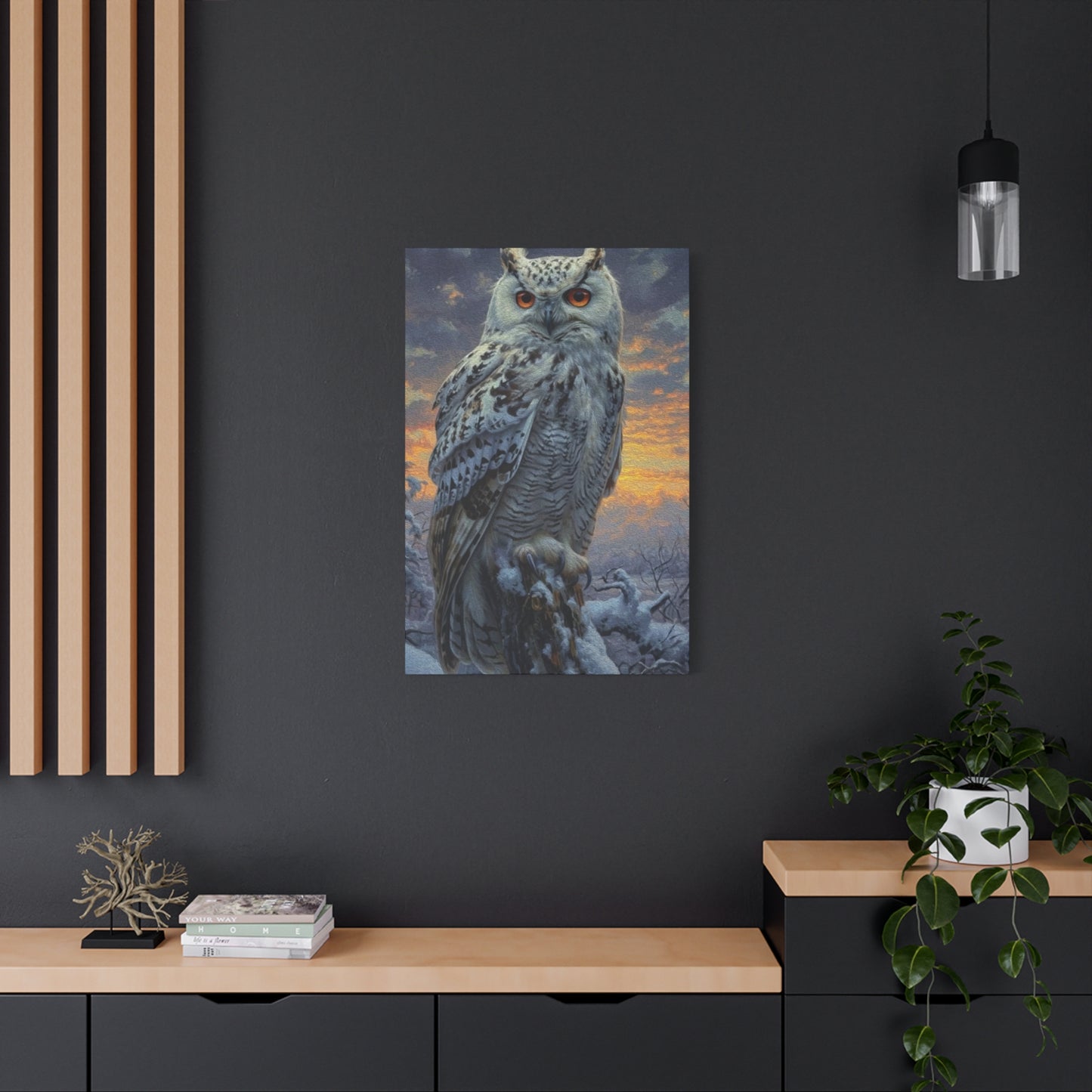 White Owl Wall Art & Canvas Prints