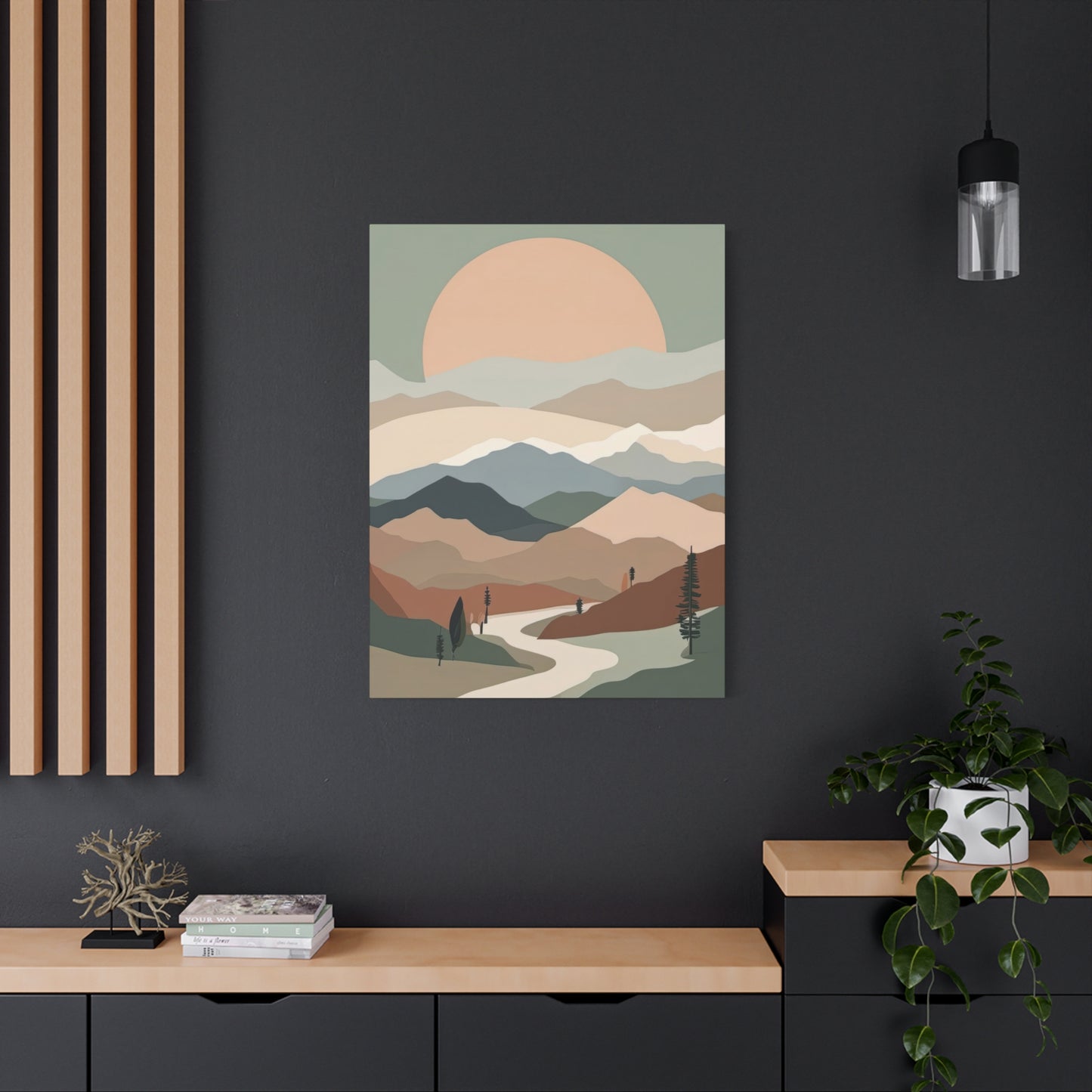 Warm Green Landscape Earth Tones Wall Art & Canvas Prints