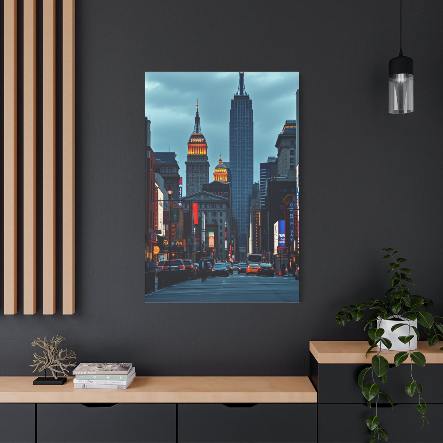 City Lights Euphoria Art Wall Art & Canvas Print