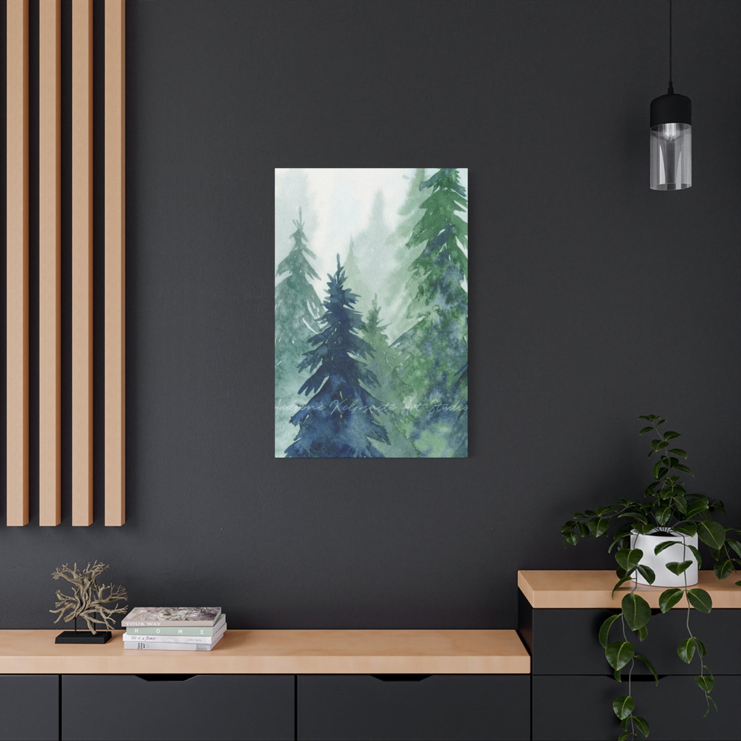 Long Pine Trees Wall Art & Canvas Prints