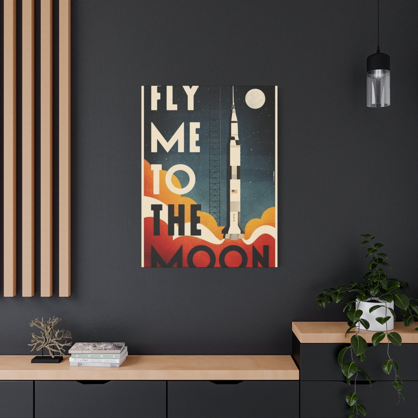 Fly Me To The Moon Wall Art & Canvas Prints