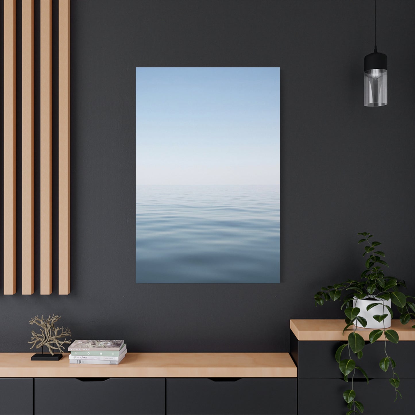 Light Blue Water Sky Wall Art & Canvas Prints
