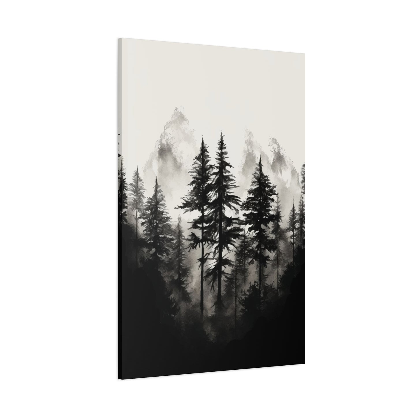 Black & White Jungle & Mountains Wall Art & Canvas Prints