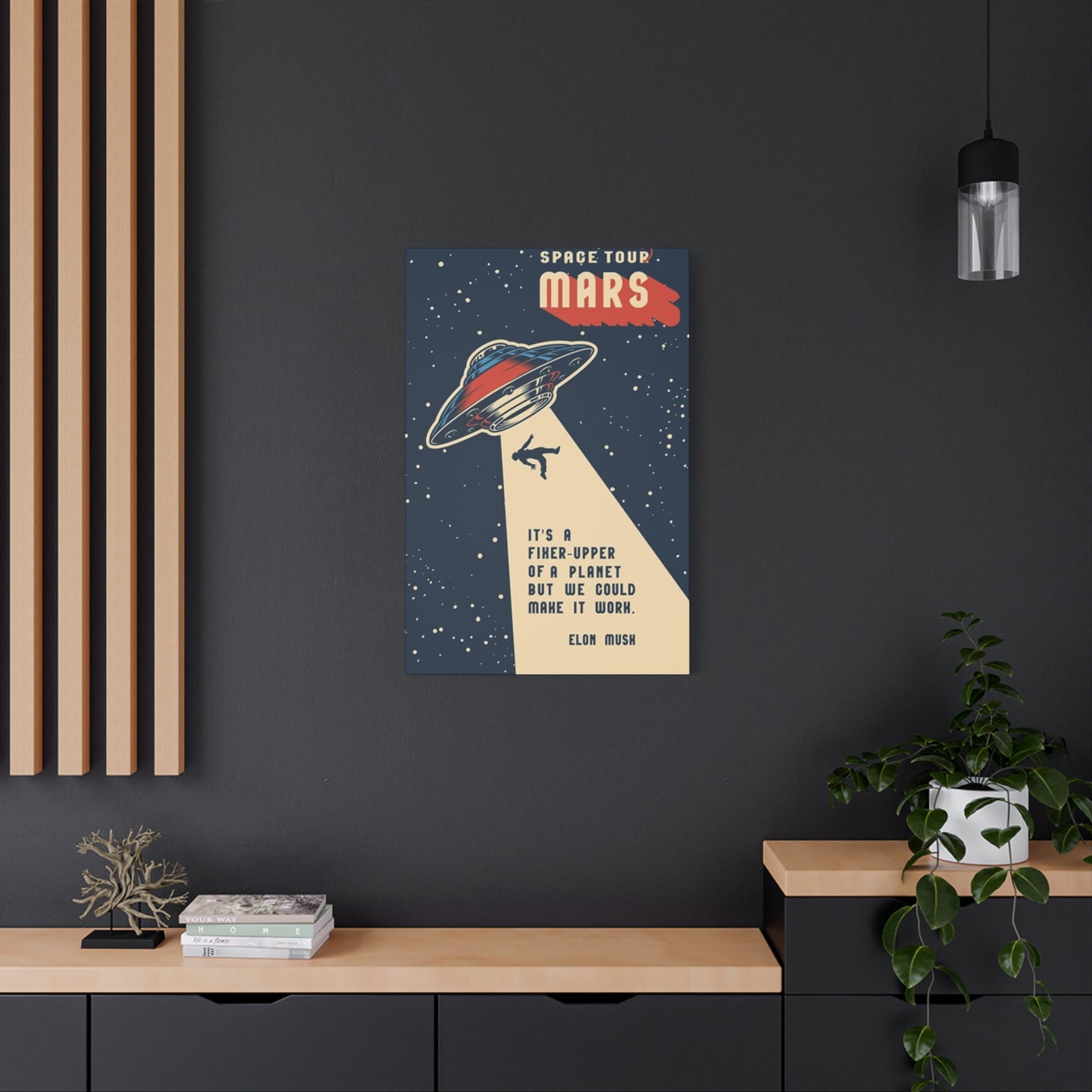 Mars Space Tour Poster Wall Art & Canvas Prints