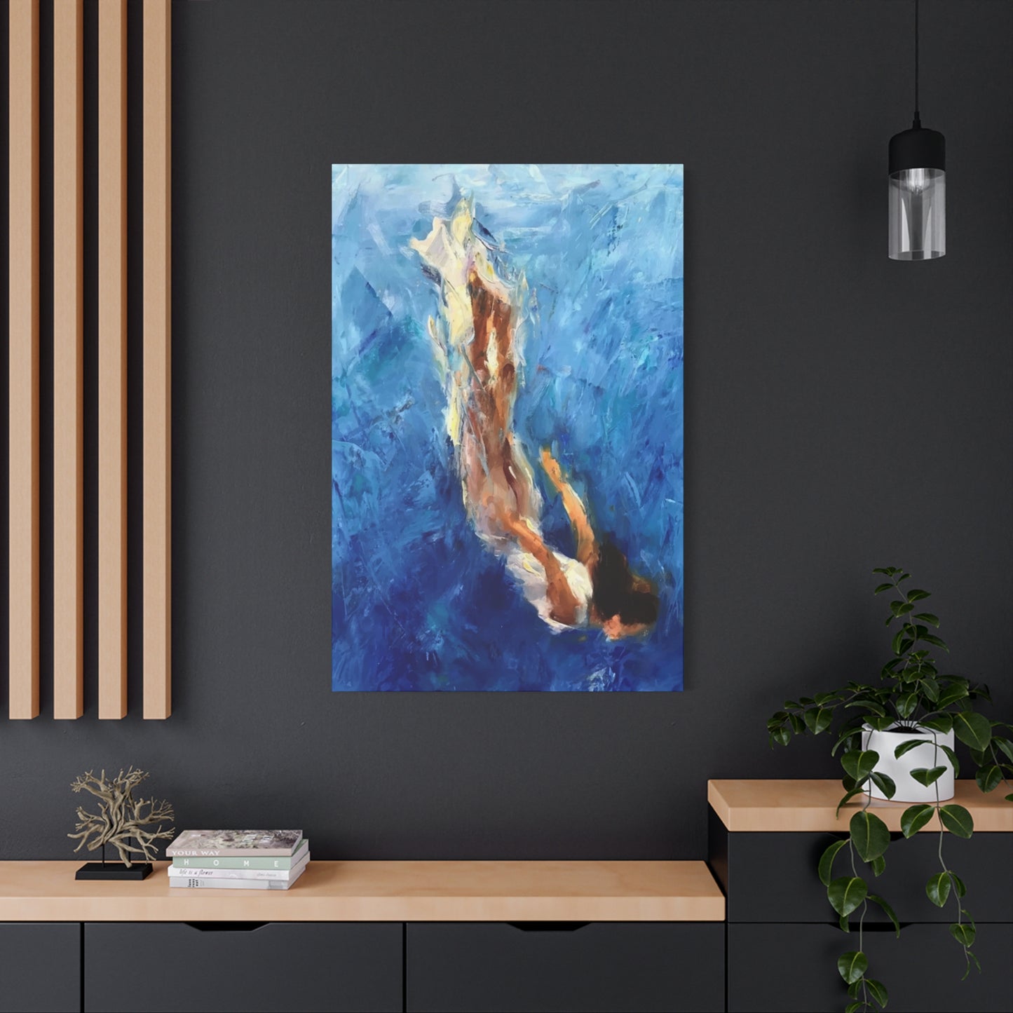 Diving Abstract Wall Art & Canvas Prints