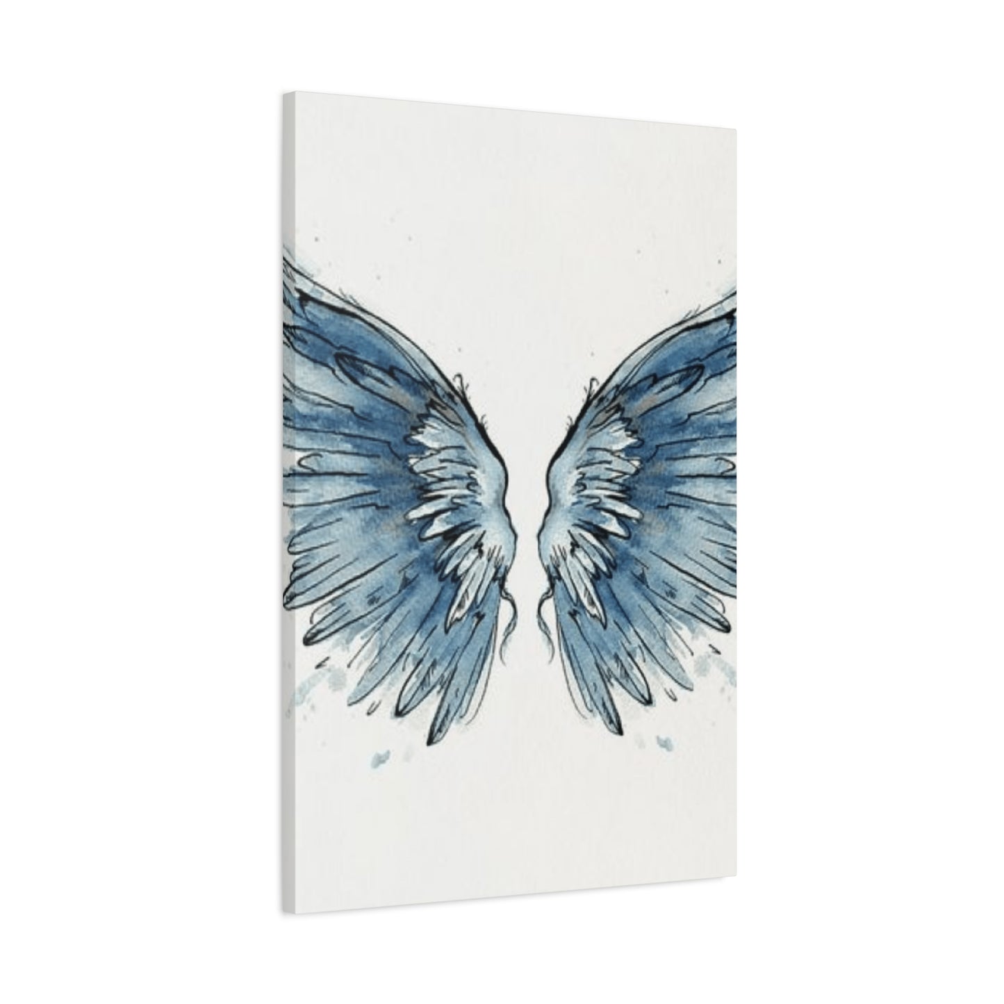 Blue Angel Wings Wall Art & Canvas Prints